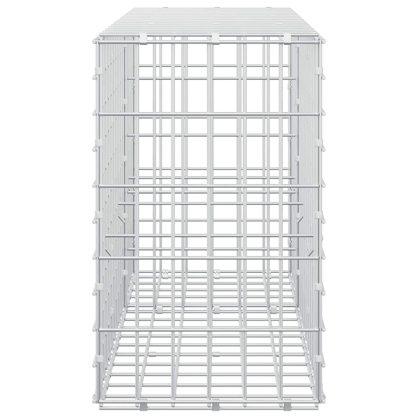 vidaXL Γκαμπιόν με σύρμα 5 mm και πλέγμα 5x10 cm 150x30x50 εκ