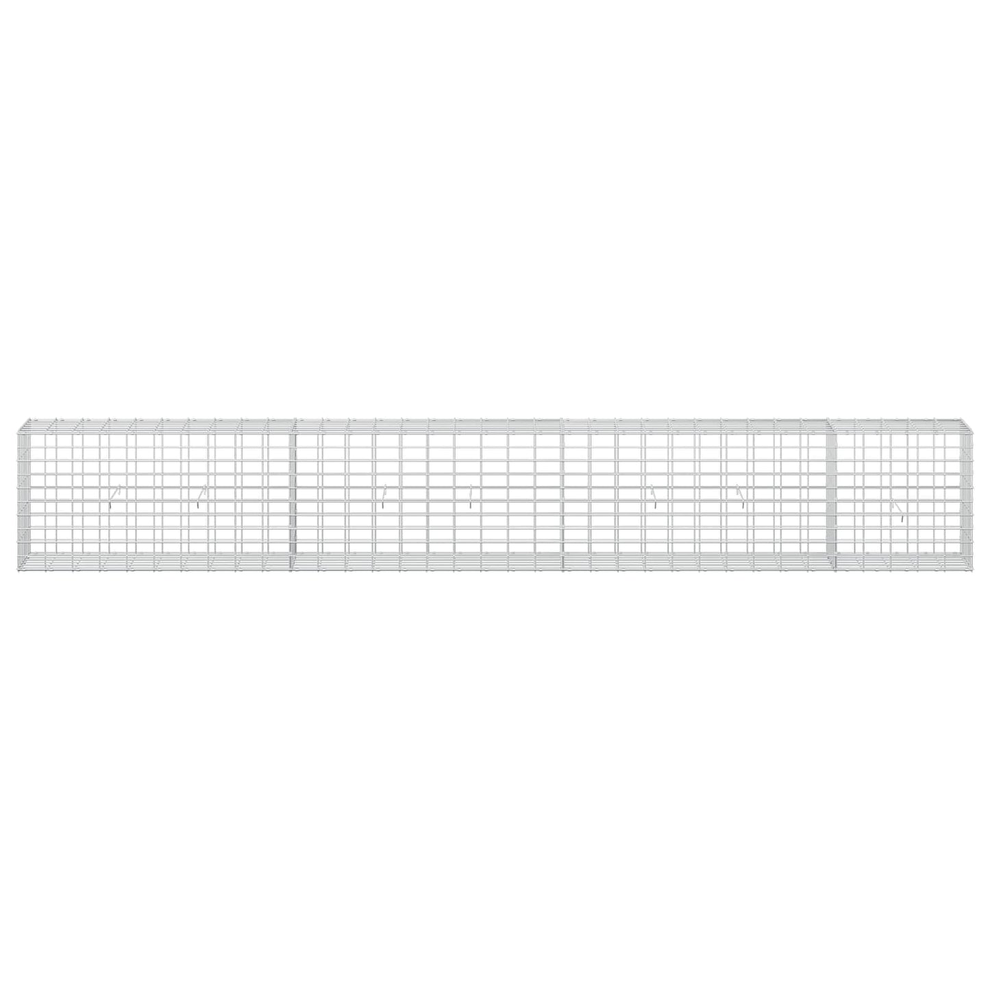 vidaXL Γκαμπιόν με σύρμα 5 mm και πλέγμα 5x10 cm 350x30x50 εκ