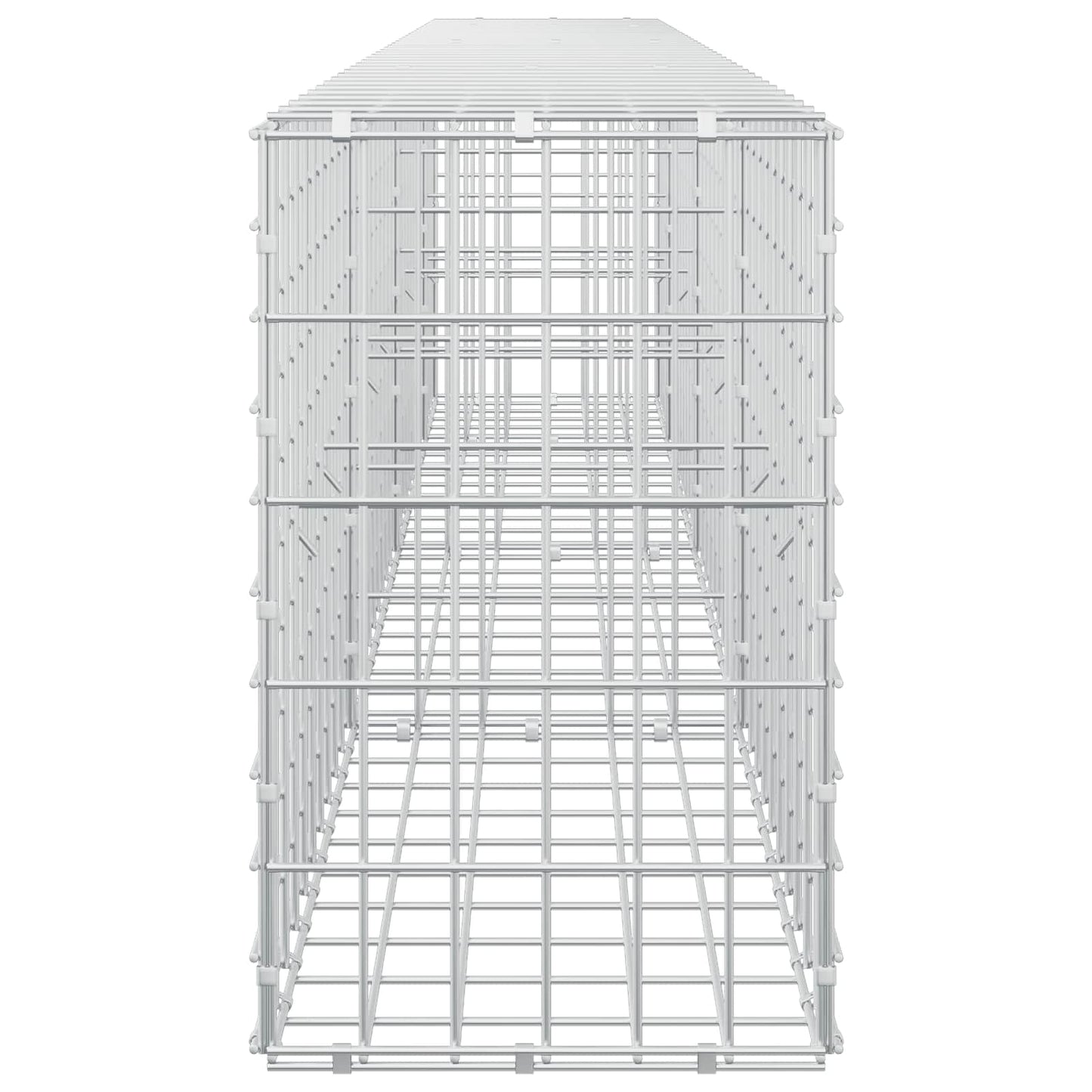 vidaXL Γκαμπιόν με σύρμα 5 mm και πλέγμα 5x10 cm 350x30x50 εκ