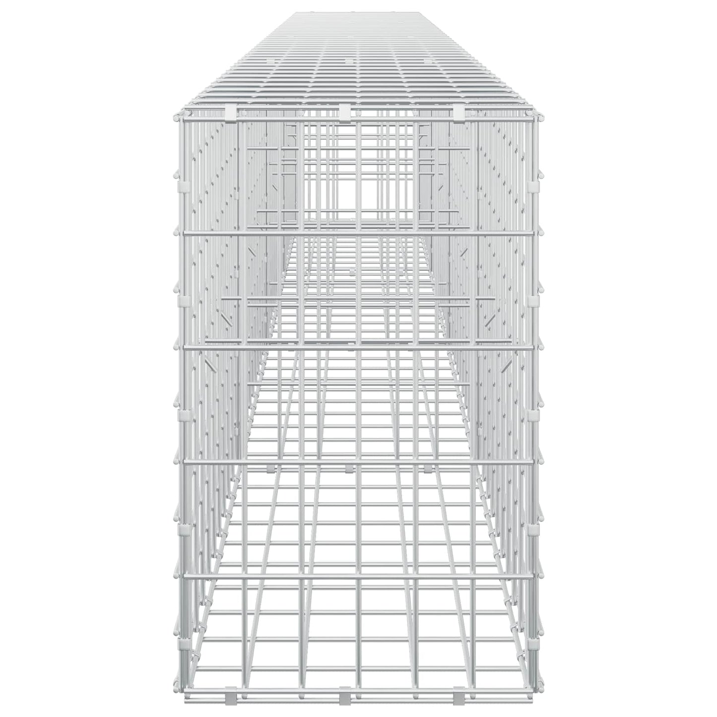 vidaXL Γκαμπιόν με σύρμα 5 mm και πλέγμα 5x10 cm 400x30x50 εκ