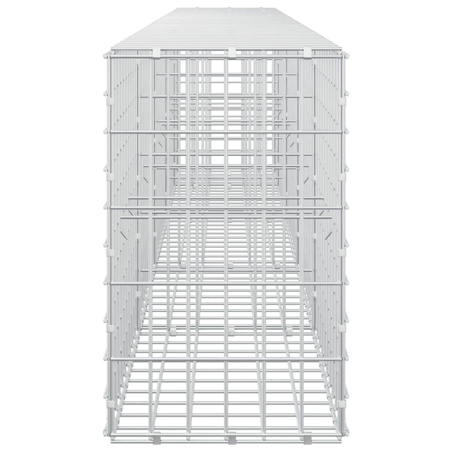 vidaXL Γκαμπιόν με σύρμα 5 mm και πλέγμα 5x10 cm 450x30x50 εκ