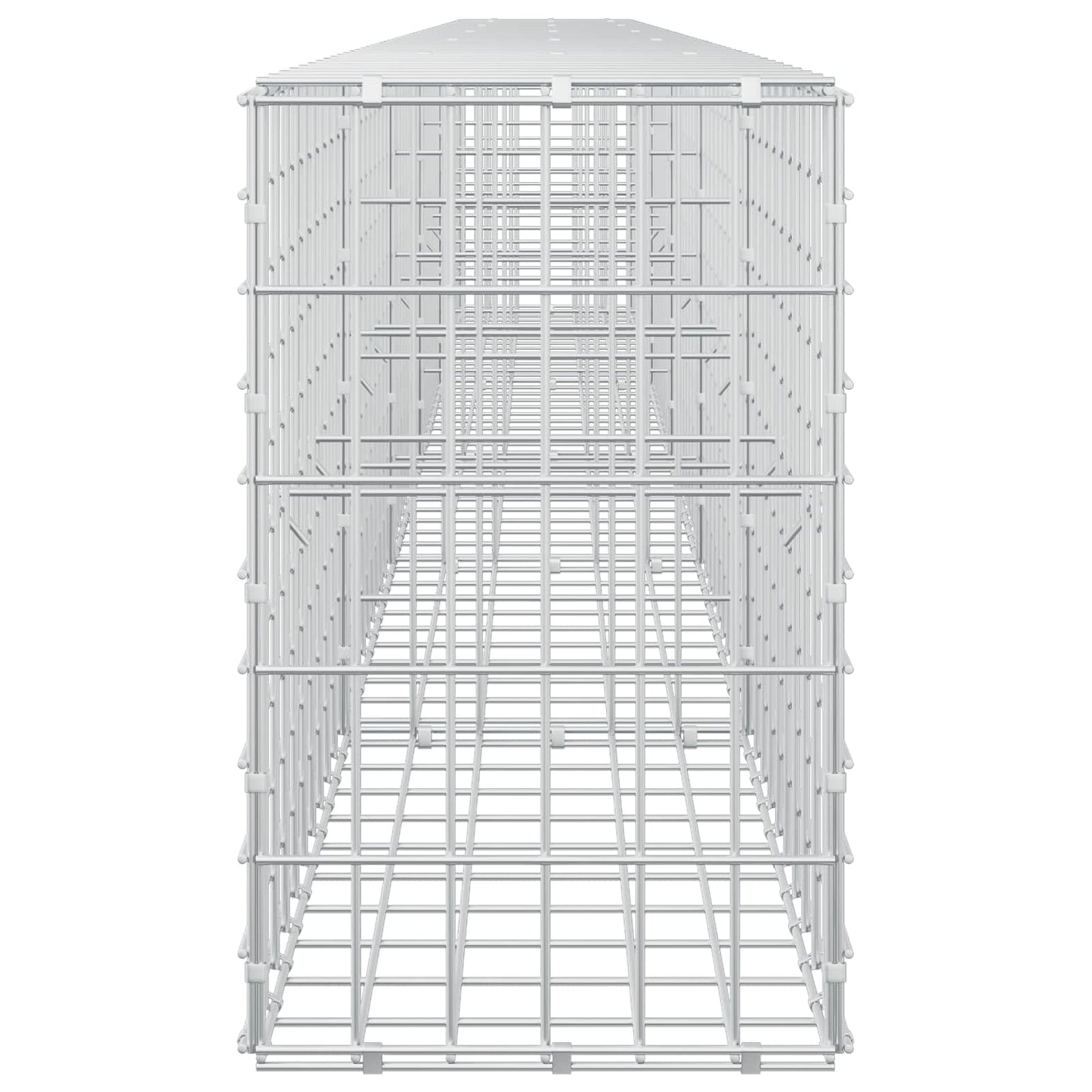 vidaXL Γκαμπιόν με σύρμα 5 mm και πλέγμα 5x10 cm 550x30x50 εκ