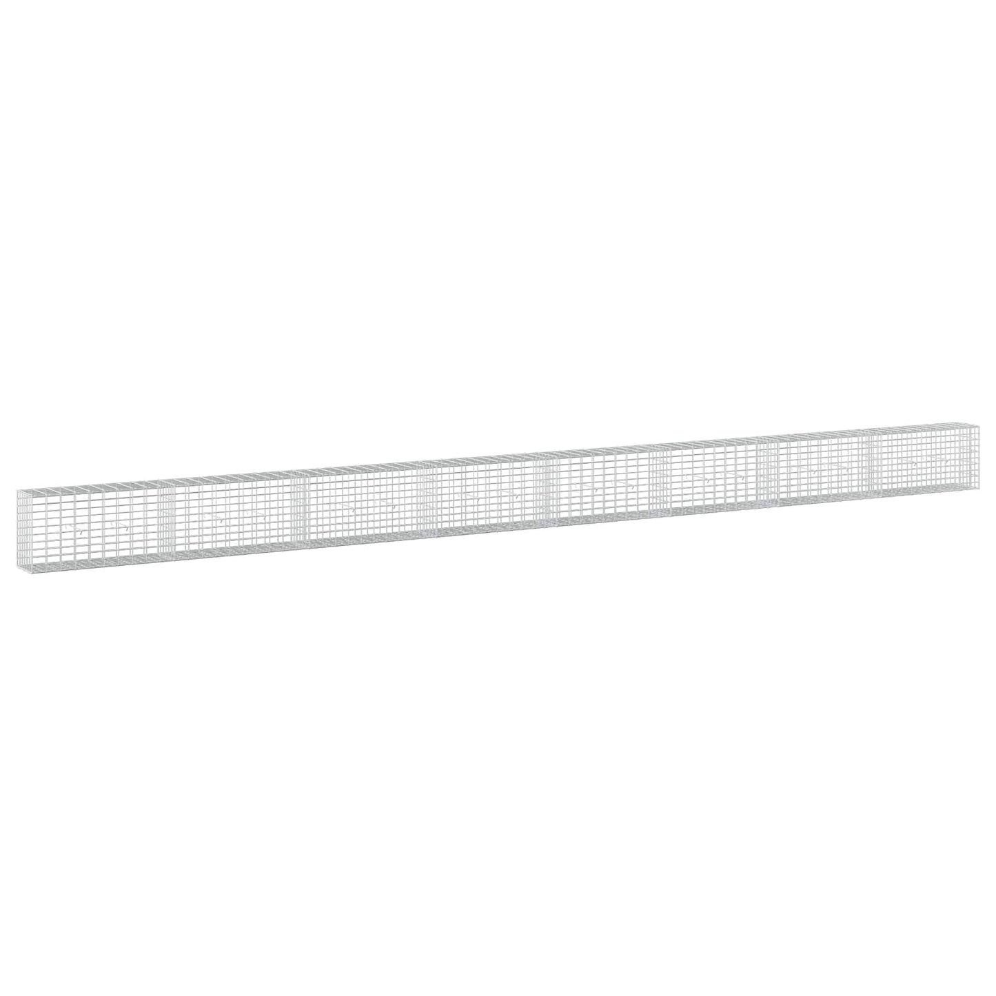 vidaXL Γκαμπιόν με σύρμα 5 mm και πλέγμα 5x10 cm 800x30x50 εκ