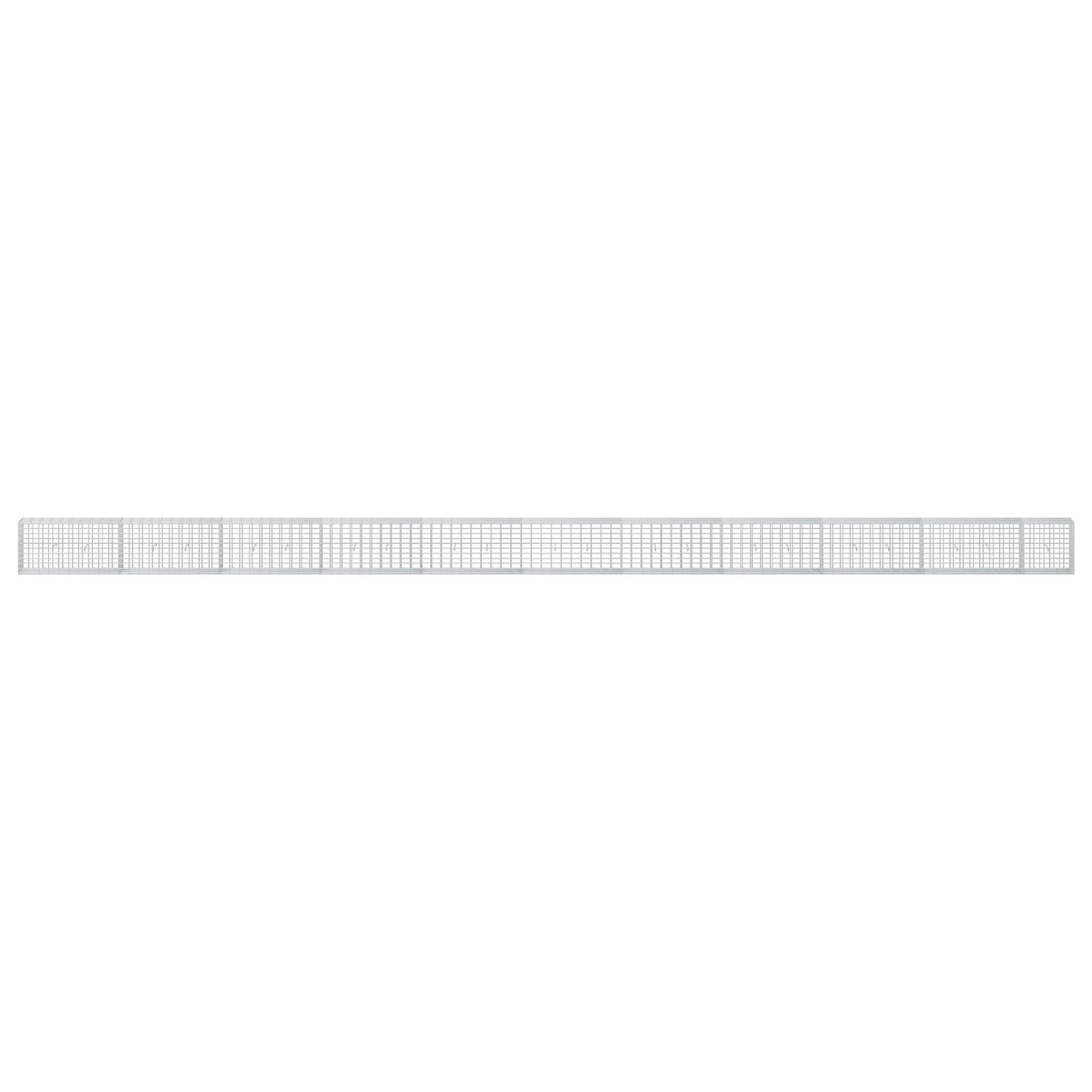 vidaXL Γκαμπιόν με σύρμα 5 mm και πλέγμα 5x10 cm 1050x30x50 εκ