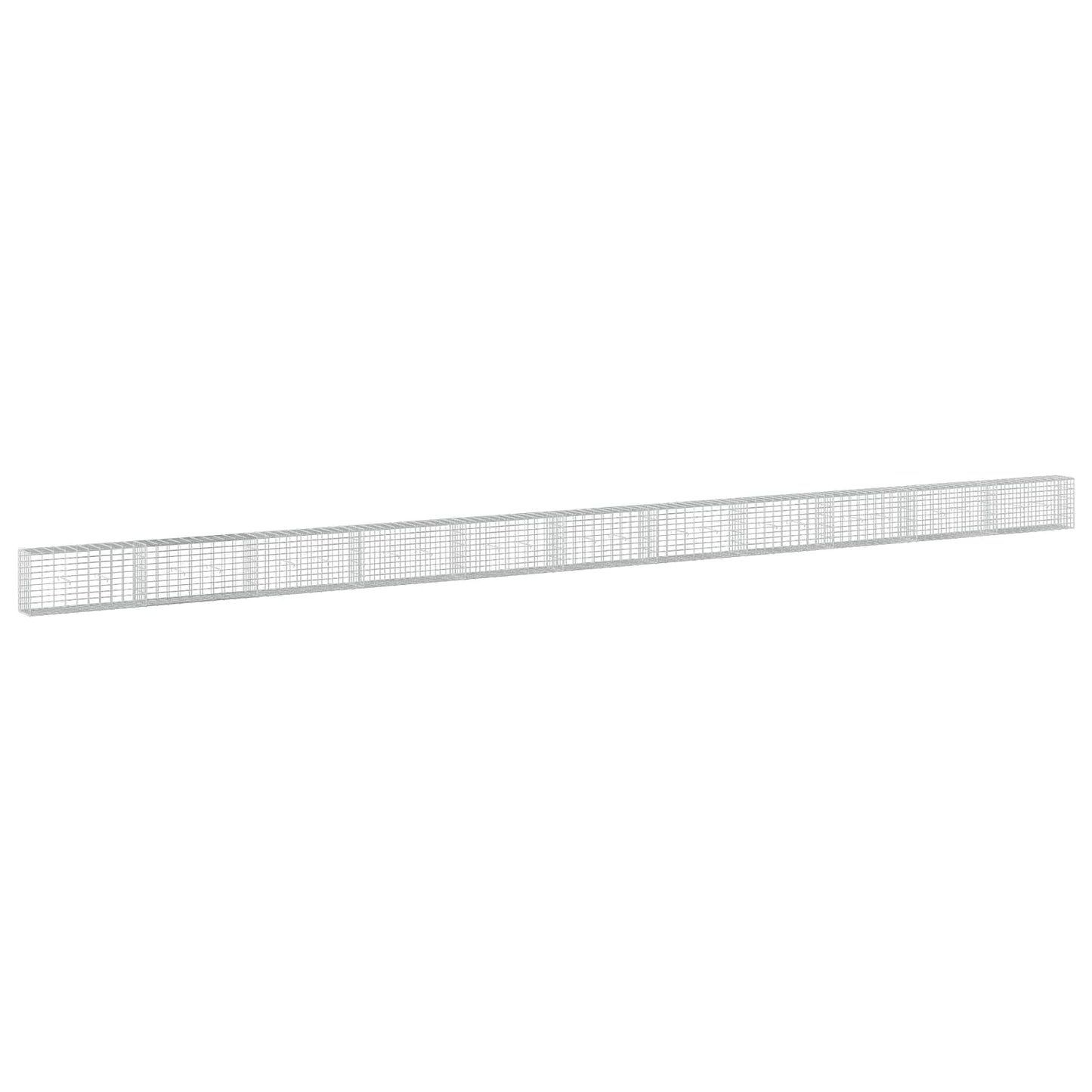 vidaXL Γκαμπιόν με σύρμα 5 mm και πλέγμα 5x10 cm 1100x30x50 εκ