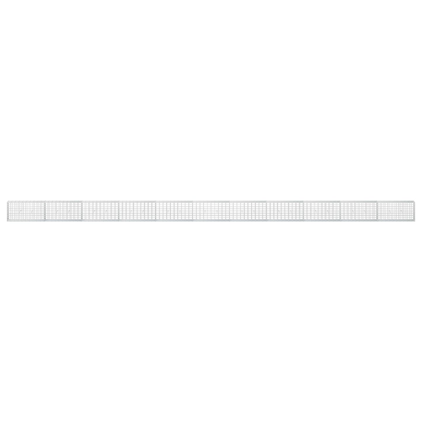 vidaXL Γκαμπιόν με σύρμα 5 mm και πλέγμα 5x10 cm 1100x30x50 εκ