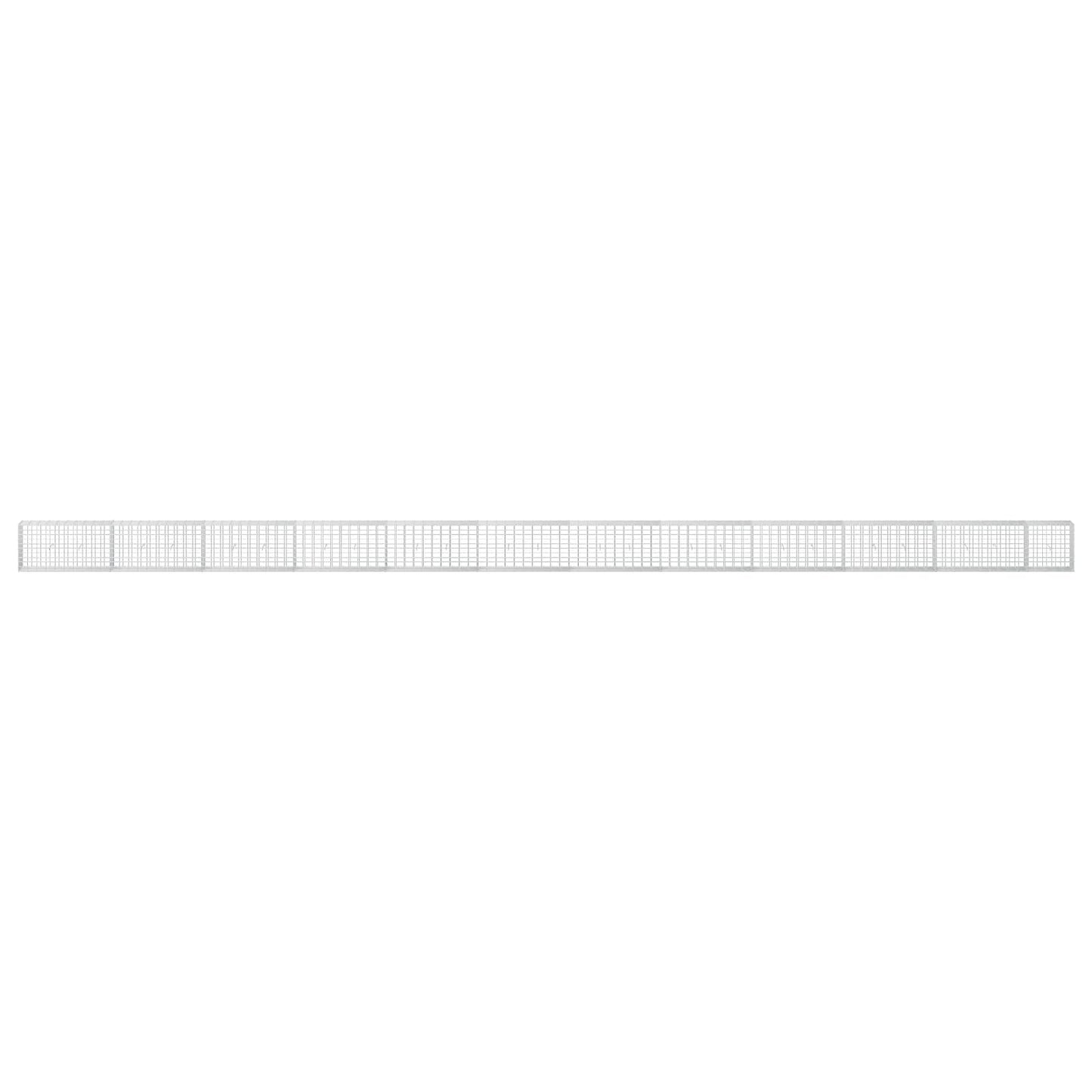 vidaXL Γκαμπιόν με σύρμα 5 mm και πλέγμα 5x10 cm 1150x30x50 εκ.