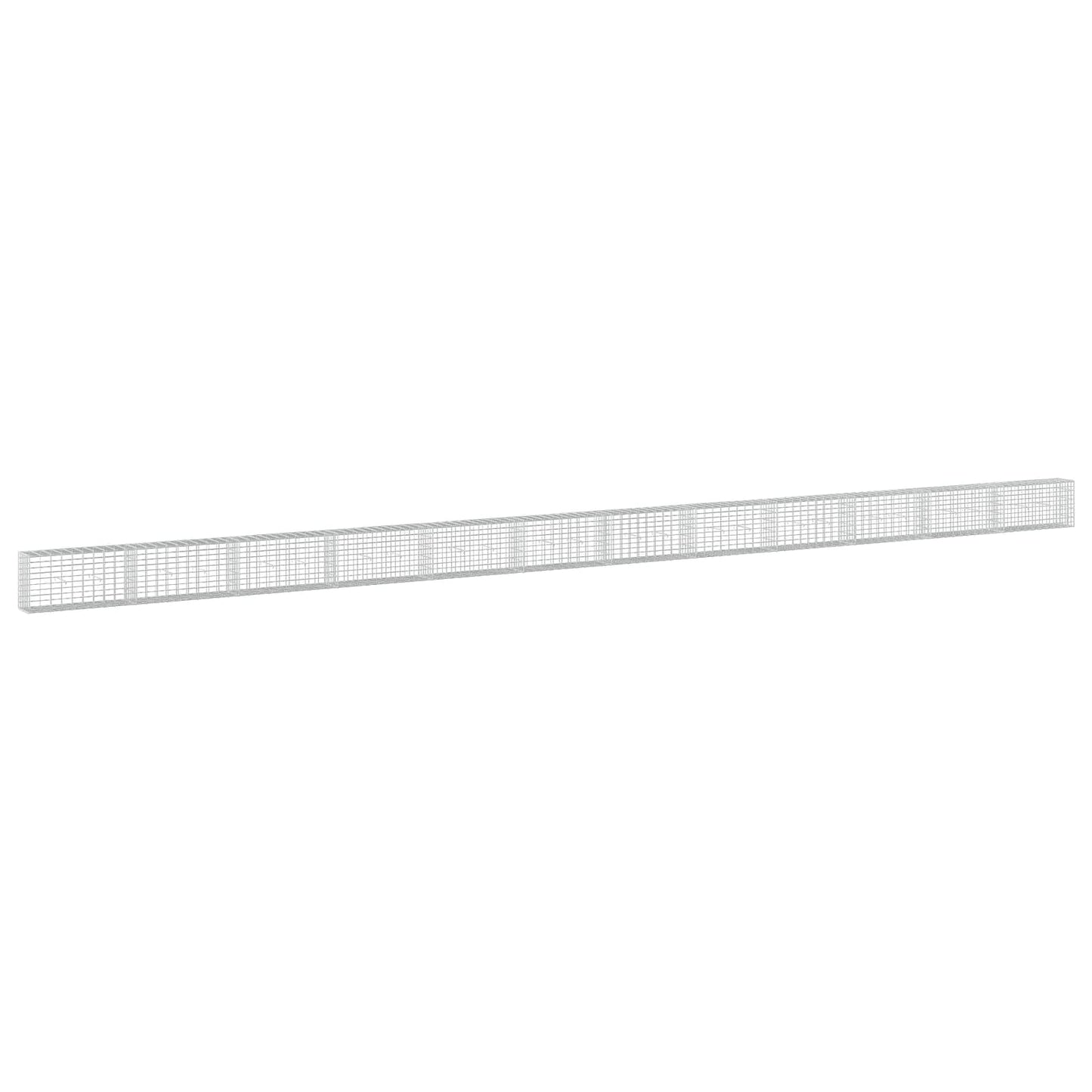 vidaXL Γκαμπιόν με σύρμα 5 mm και πλέγμα 5x10 cm 1200x30x50 εκ