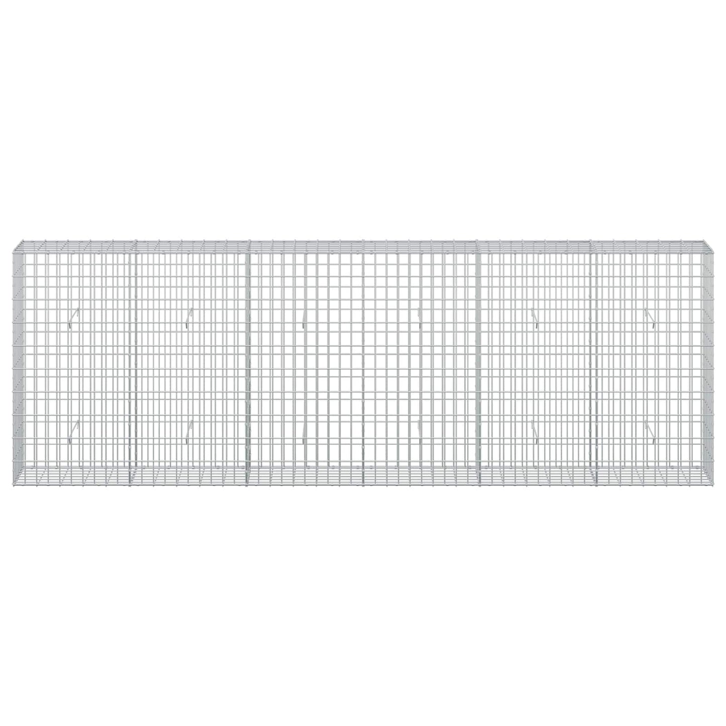 vidaXL Γκαμπιόν με σύρμα 5 mm και πλέγμα 5x10 cm 300x30x100 εκ