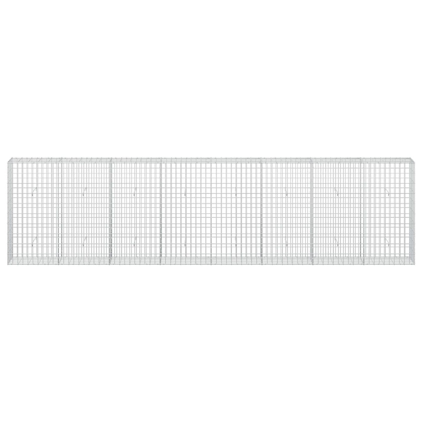 vidaXL Γκαμπιόν με σύρμα 5 mm και πλέγμα 5x10 cm 400x30x100 εκ