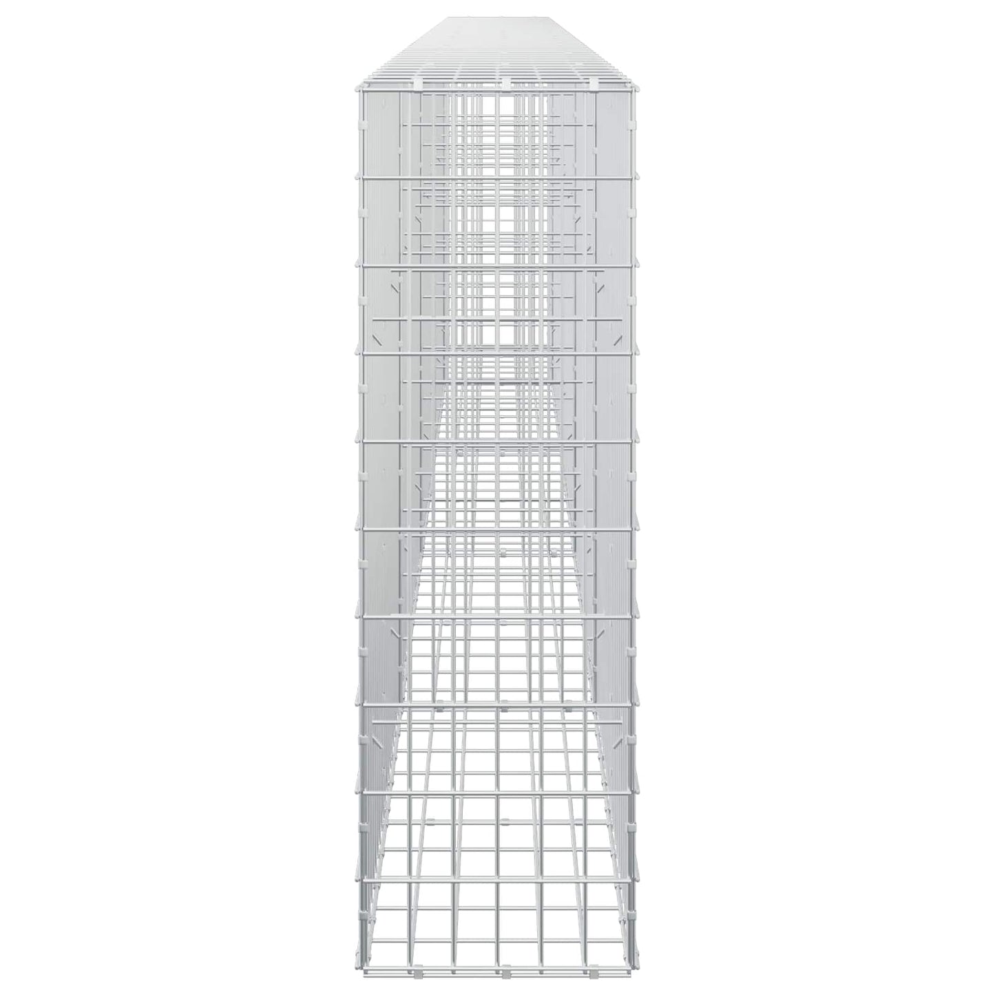 vidaXL Γκαμπιόν με σύρμα 5 mm και πλέγμα 5x10 cm 450x30x100 εκ