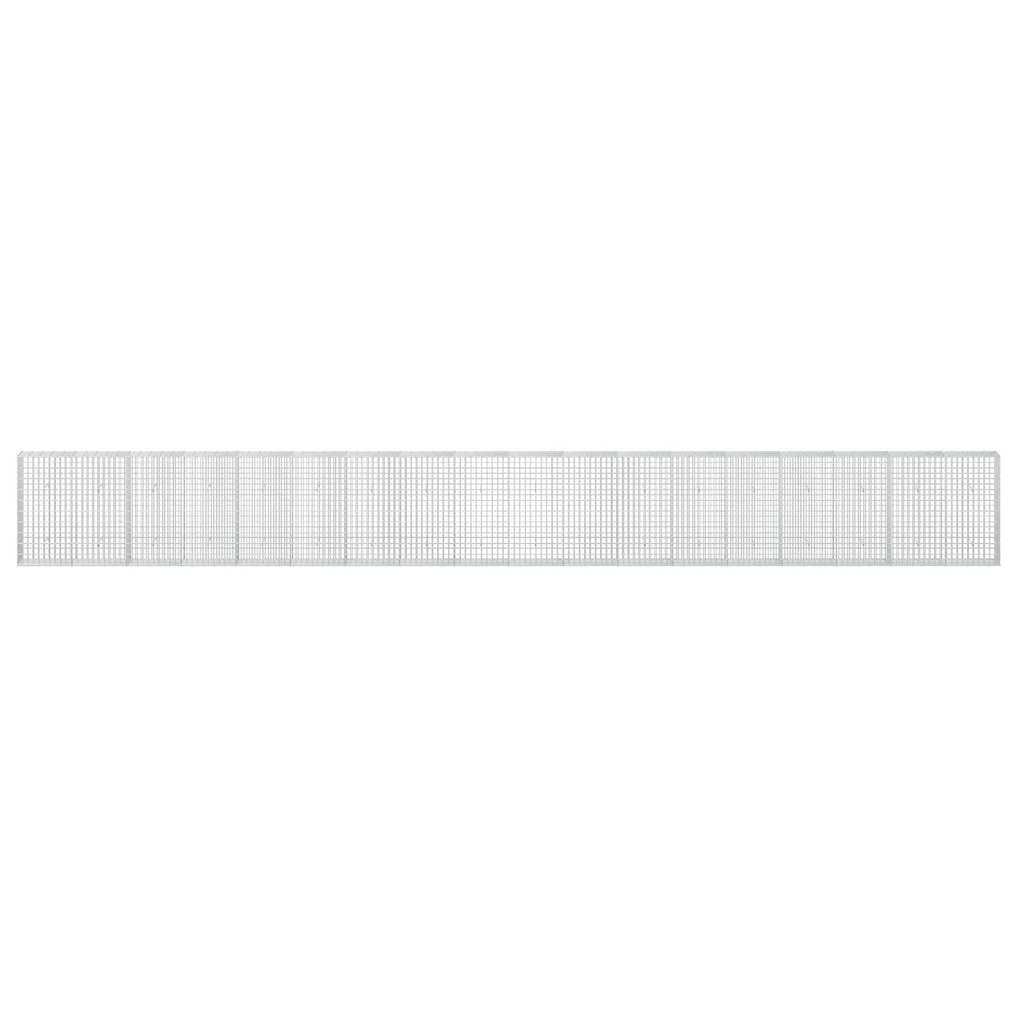 vidaXL Γκαμπιόν με σύρμα 5 mm και πλέγμα 5x10 cm 900x30x100 εκ