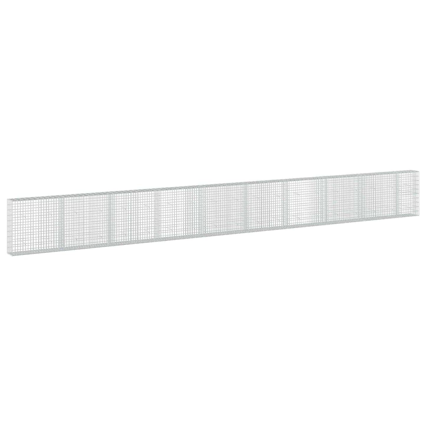 vidaXL Γκαμπιόν με σύρμα 5 mm και πλέγμα 5x10 cm 950x30x100 εκ