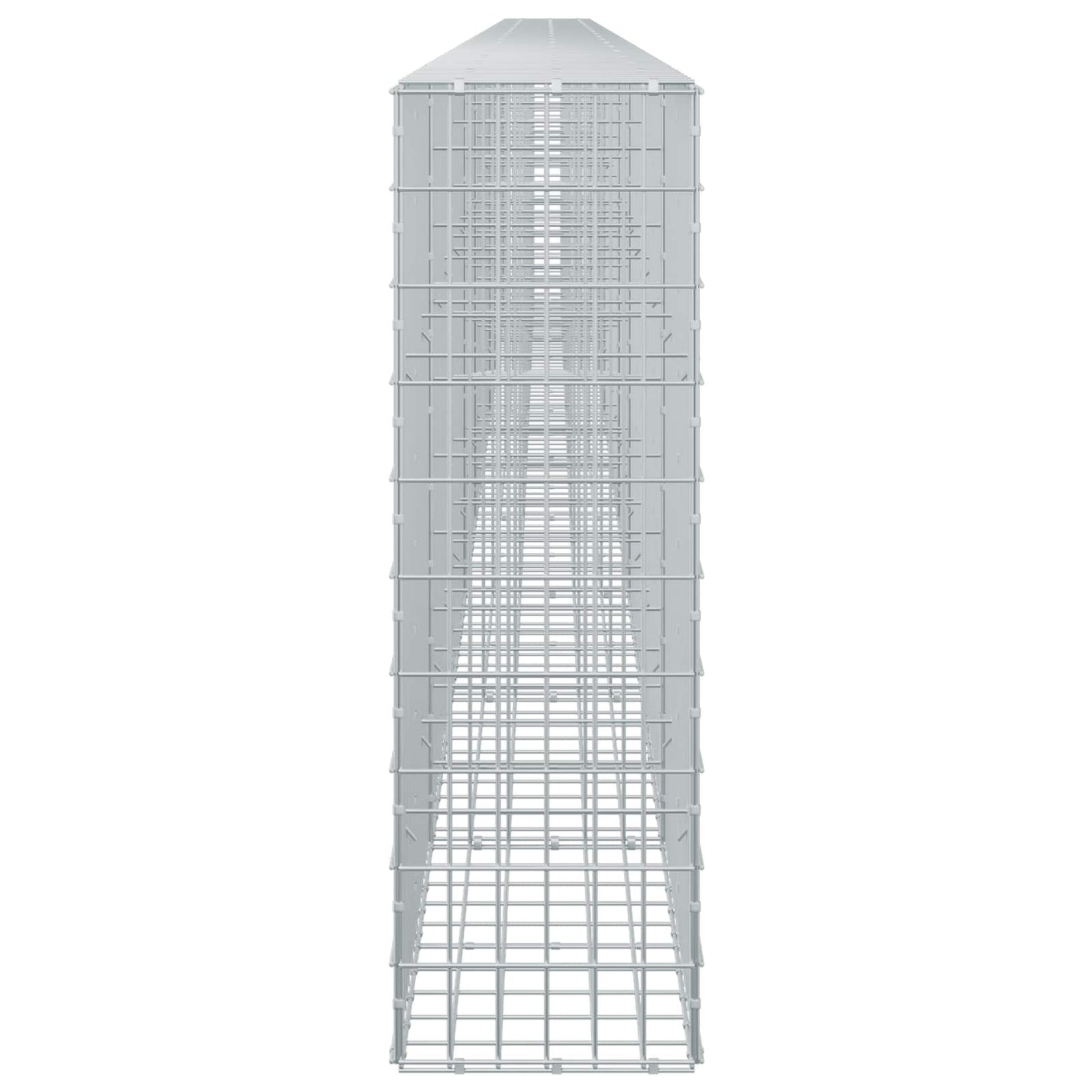 vidaXL Γκαμπιόν με σύρμα 5 mm και πλέγμα 5x10 cm 950x30x100 εκ