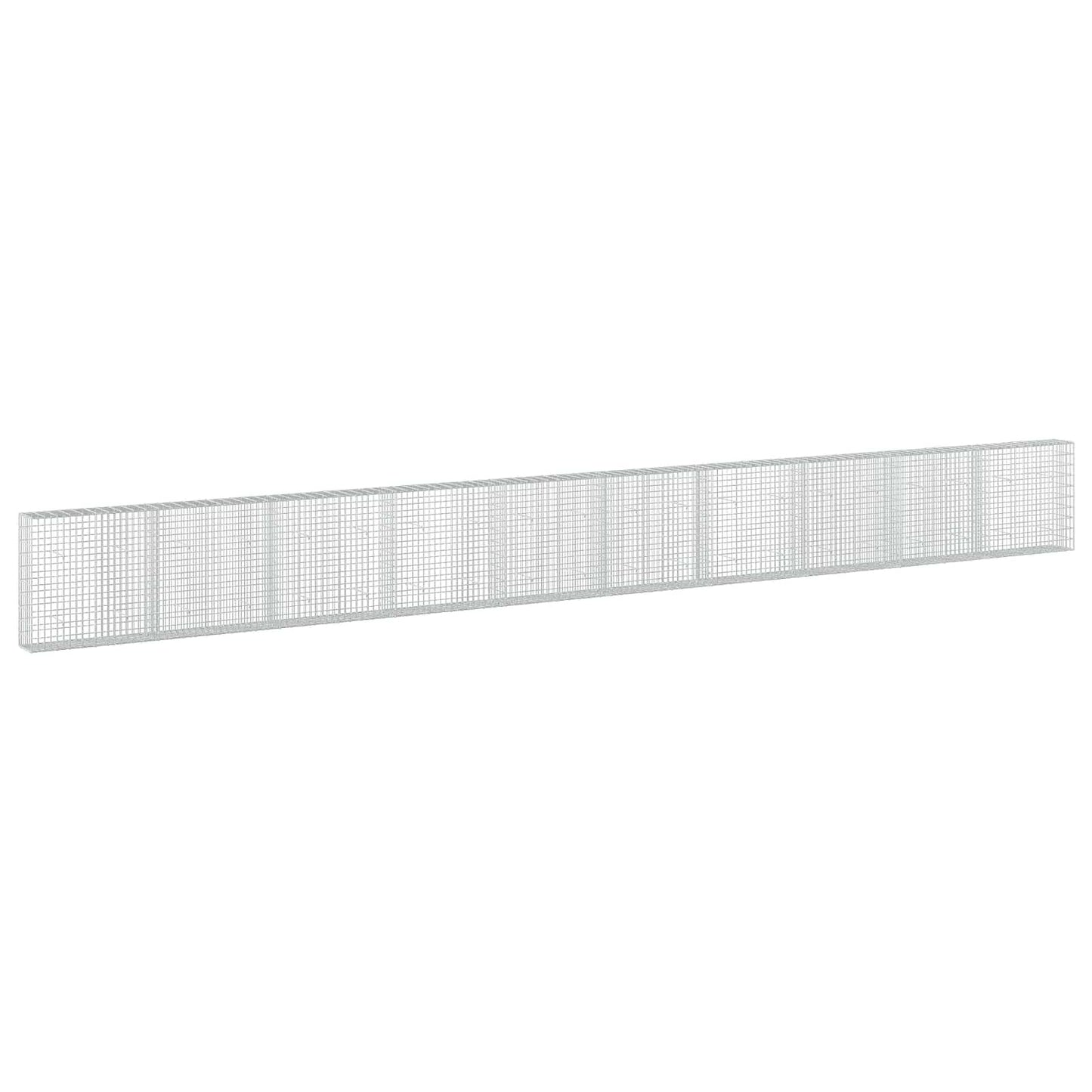 vidaXL Γκαμπιόν με σύρμα 5 mm και πλέγμα 5x10 cm 1000x30x100 εκ