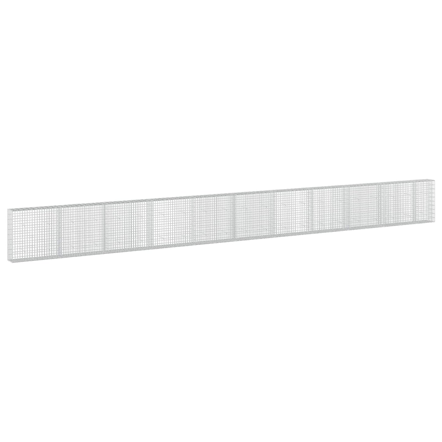 vidaXL Γκαμπιόν με σύρμα 5 mm και πλέγμα 5x10 cm 1050x30x100 εκ