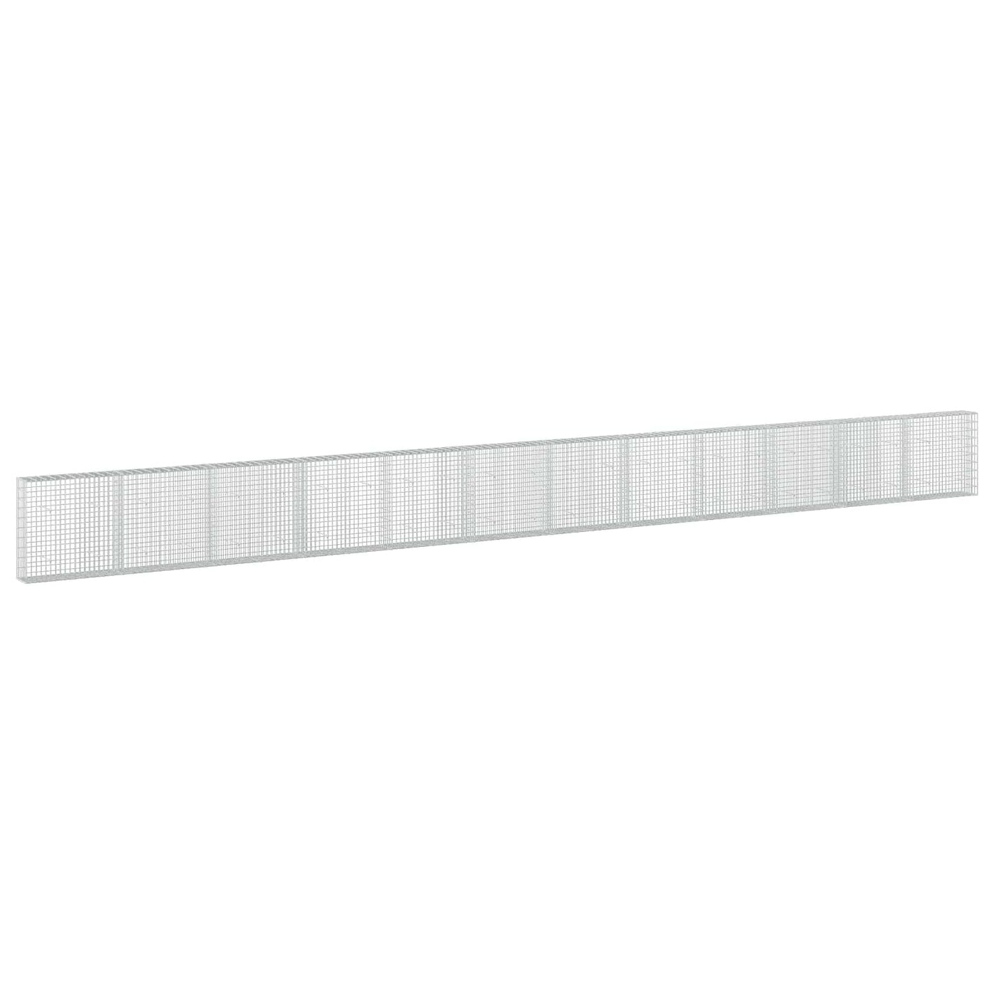 vidaXL Γκαμπιόν με σύρμα 5 mm και πλέγμα 5x10 cm 1200x30x100 εκ