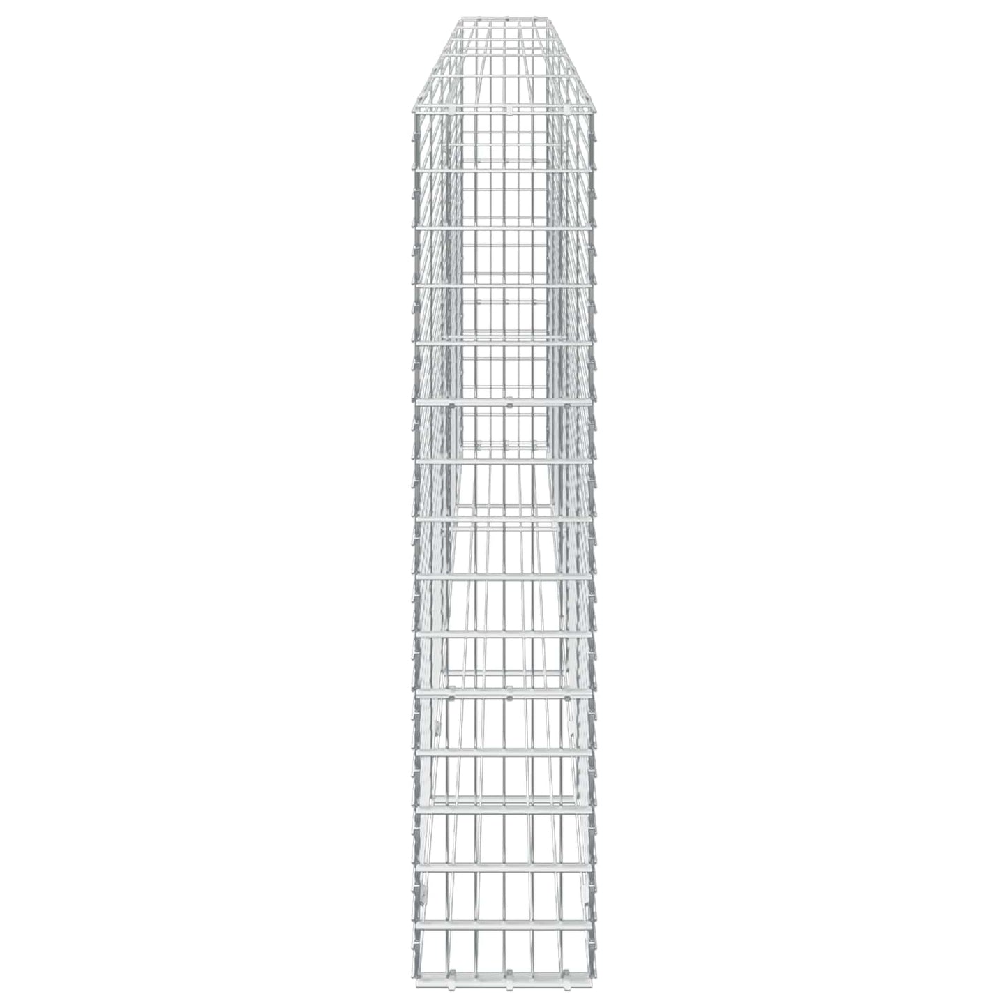 vidaXL Γκαμπιόν με σύρμα 5 mm και πλέγμα 5x10 cm 50x30x150 εκ