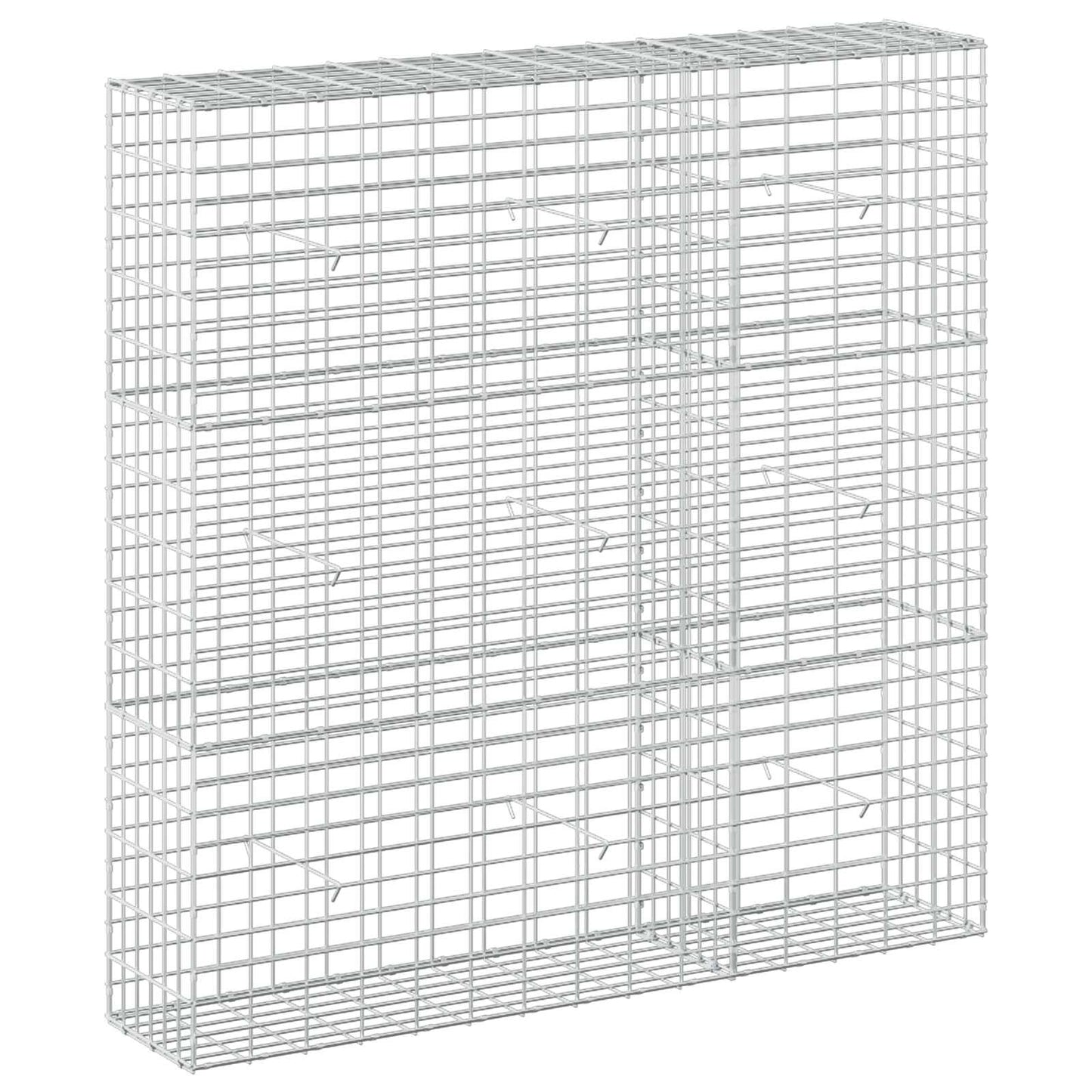 vidaXL Γκαμπιόν με σύρμα 5 mm και πλέγμα 5x10 cm 150x30x150 εκ