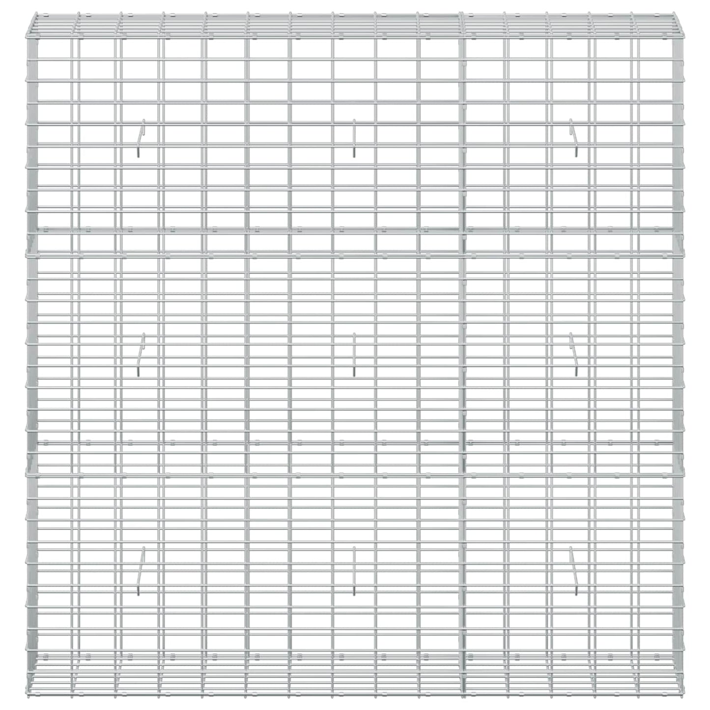vidaXL Γκαμπιόν με σύρμα 5 mm και πλέγμα 5x10 cm 150x30x150 εκ