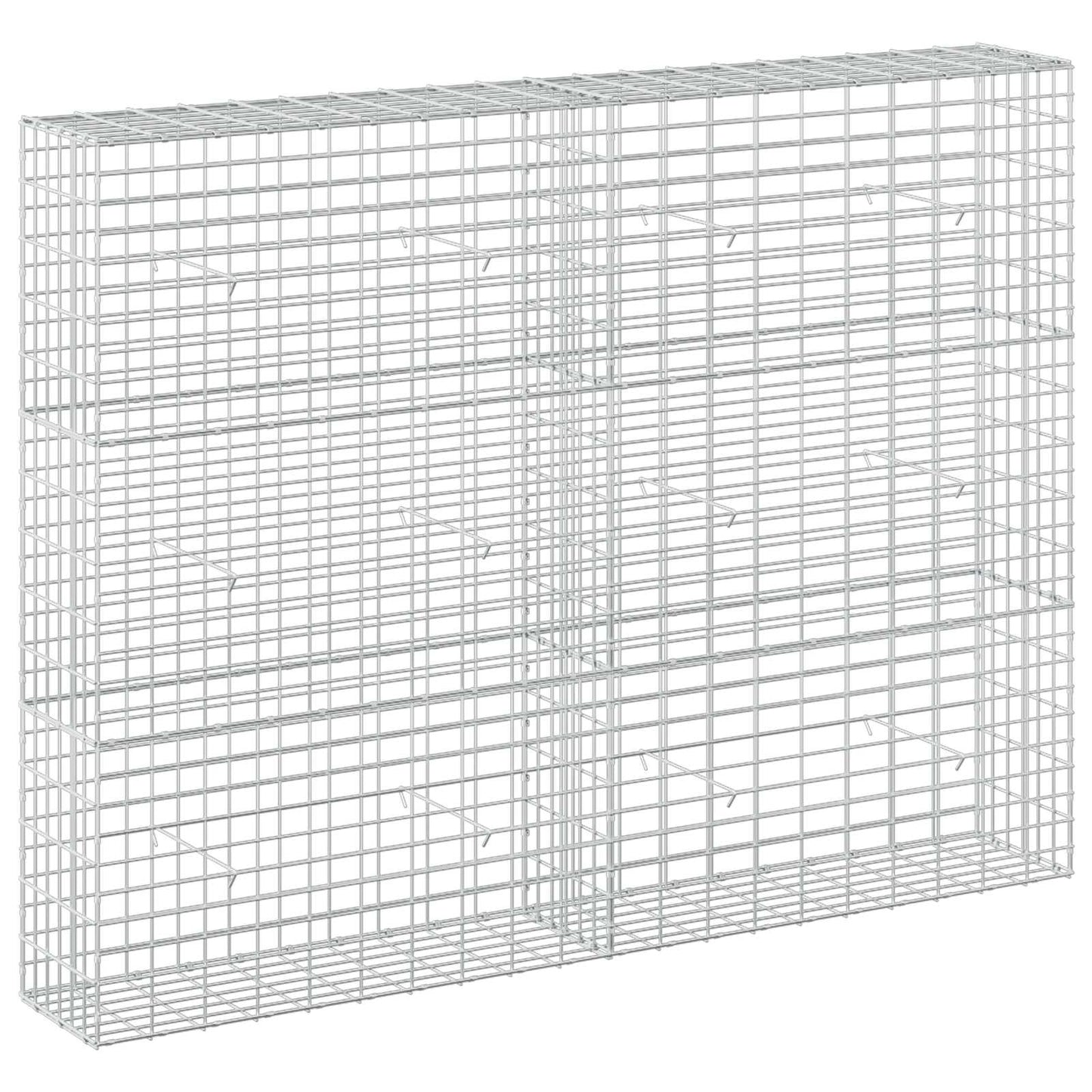 vidaXL Γκαμπιόν με σύρμα 5 mm και πλέγμα 5x10 cm 200x30x150 εκ