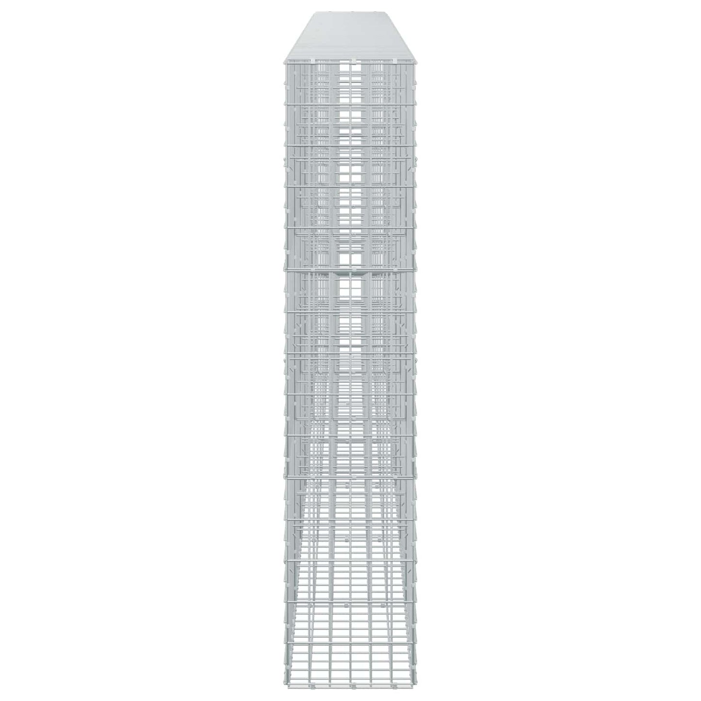 vidaXL Γκαμπιόν με σύρμα 5 mm και πλέγμα 5x10 cm 650x30x150 εκ