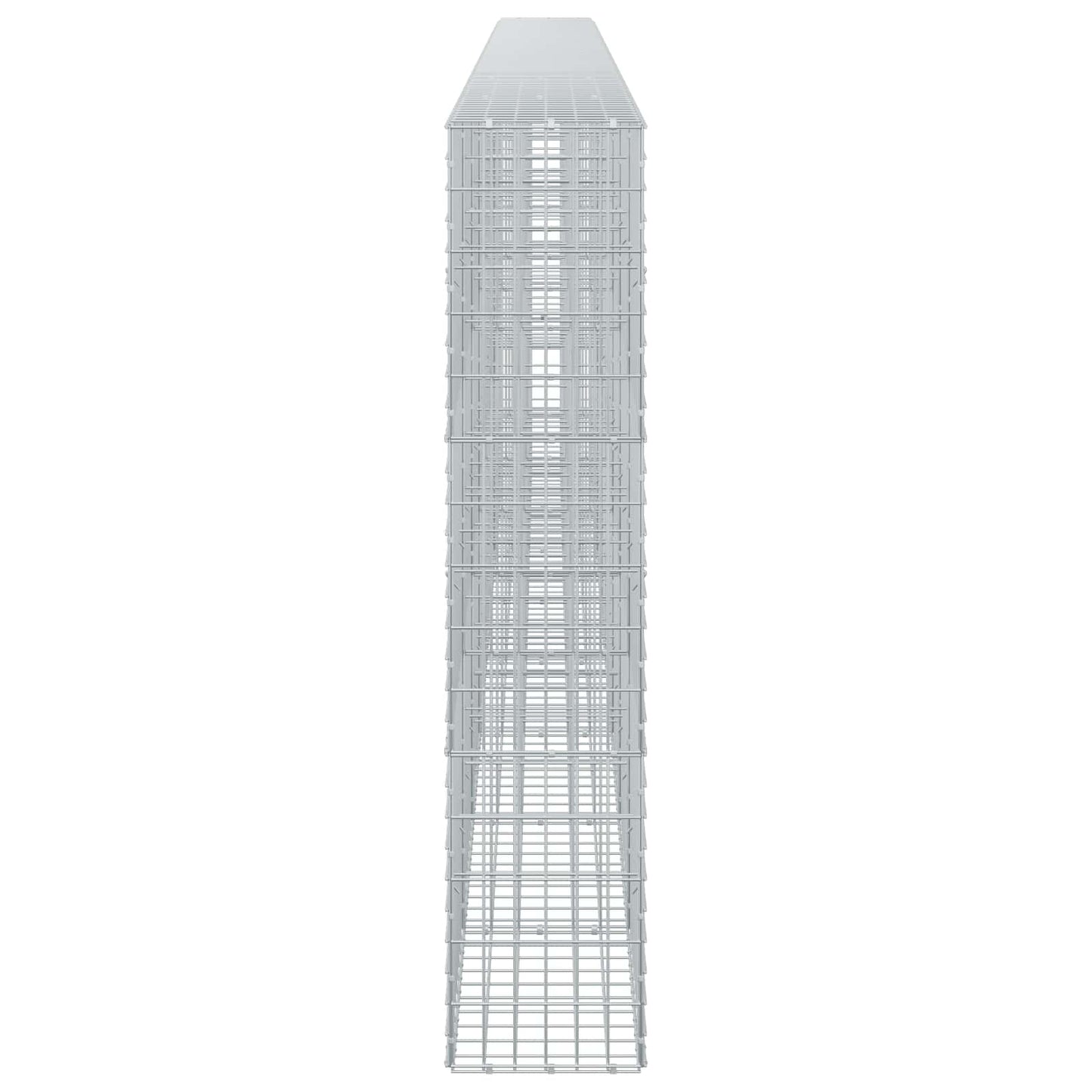 vidaXL Γκαμπιόν με σύρμα 5 mm και πλέγμα 5x10 cm 800x30x150 εκ