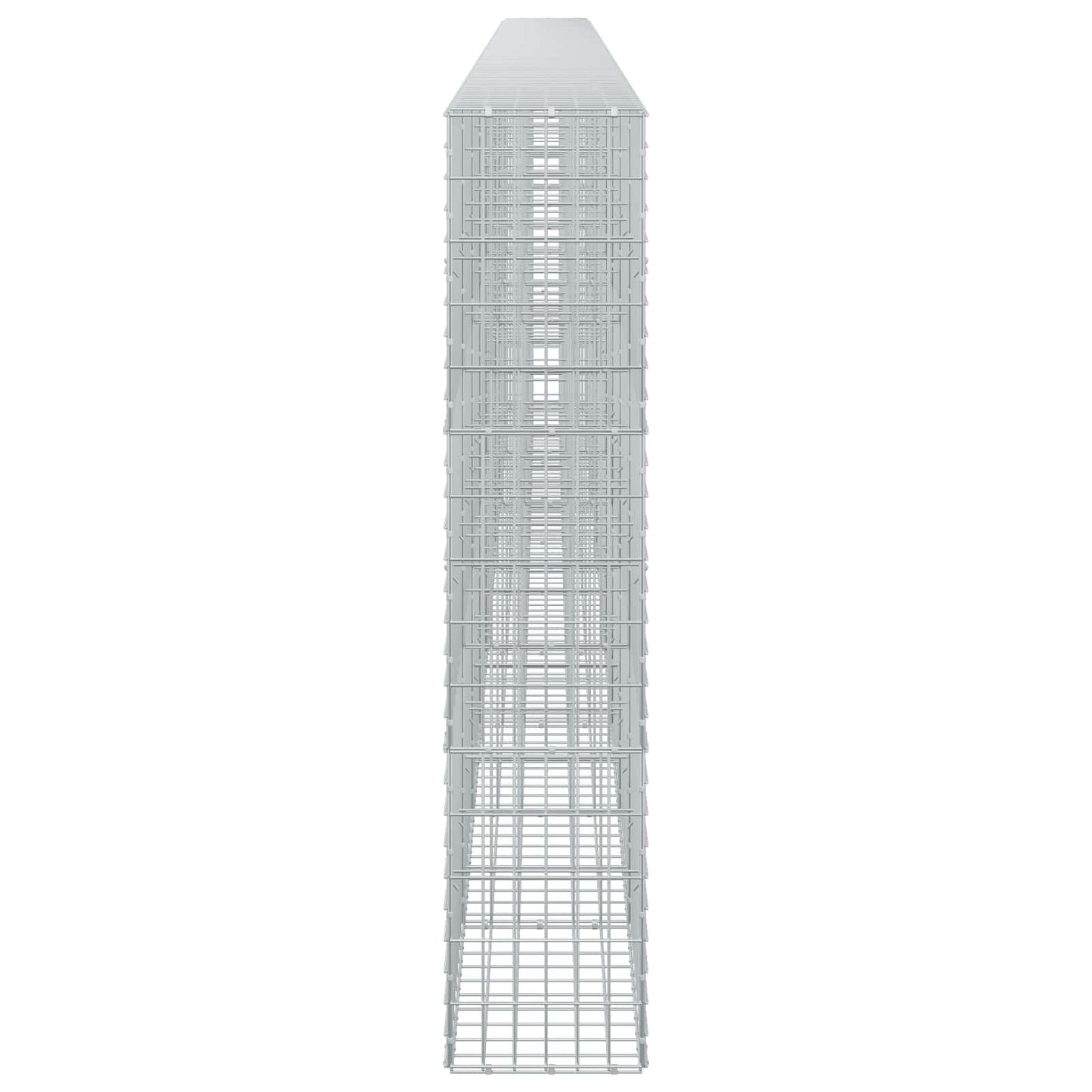 vidaXL Γκαμπιόν με σύρμα 5 mm και πλέγμα 5x10 cm 900x30x150 εκ