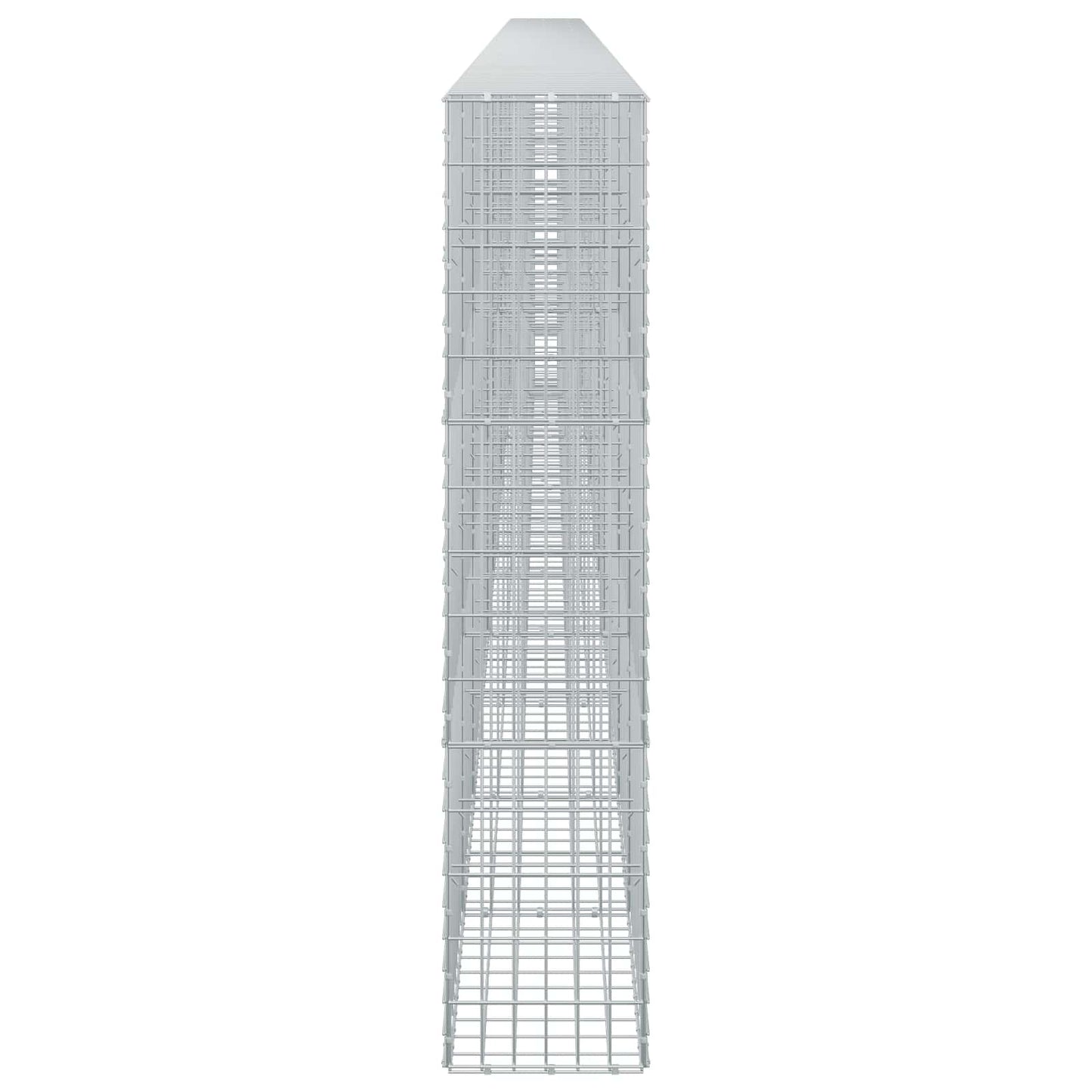 vidaXL Γκαμπιόν με σύρμα 5 mm και πλέγμα 5x10 cm 1050x30x150 εκ.