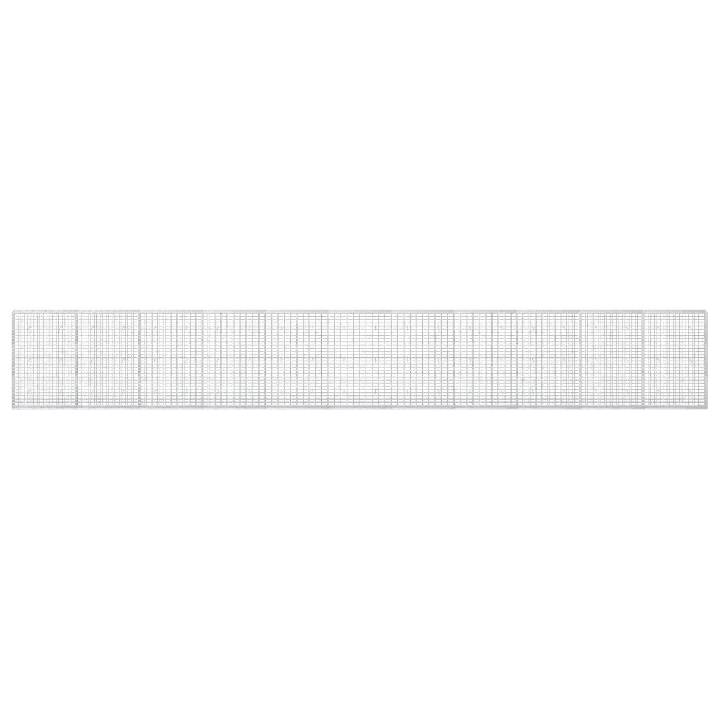 vidaXL Γκαμπιόν με σύρμα 5 mm και πλέγμα 5x10 cm 1100x30x150 εκ