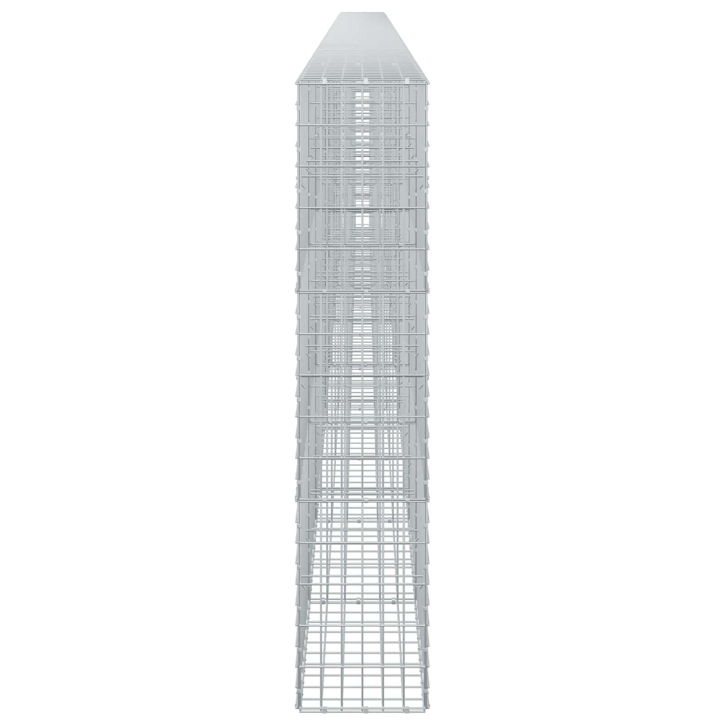 vidaXL Γκαμπιόν με σύρμα 5 mm και πλέγμα 5x10 cm 1100x30x150 εκ