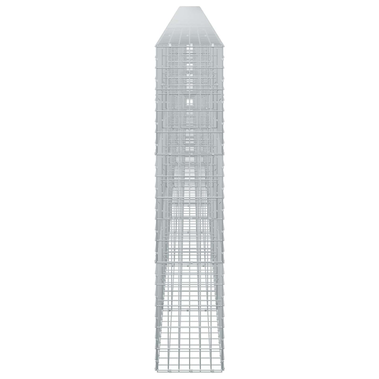 vidaXL Γκαμπιόν με σύρμα 5 mm και πλέγμα 5x10 cm 1200x30x150 εκ