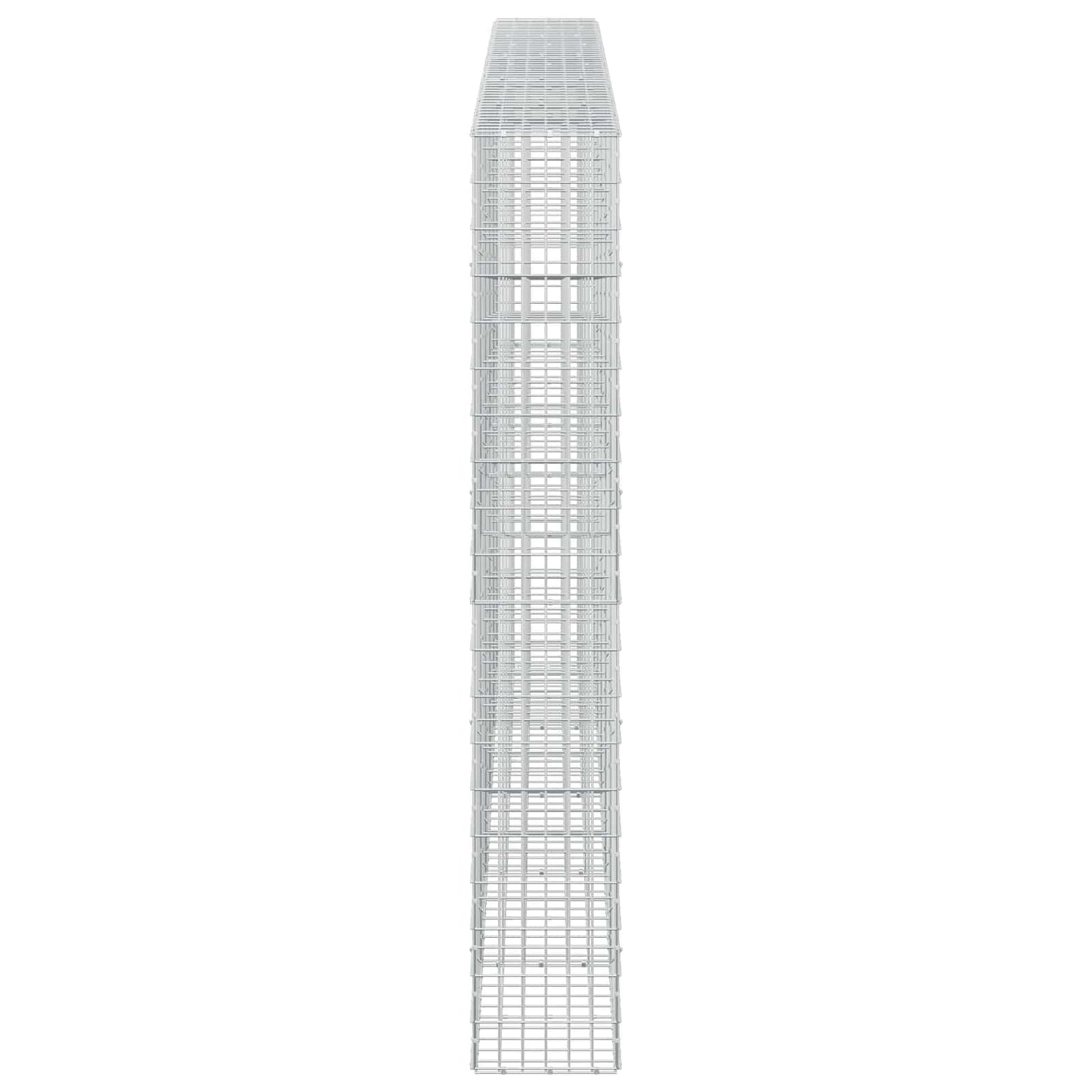 vidaXL Γκαμπιόν με σύρμα 5 mm και πλέγμα 5x10 cm 500x30x200 εκ