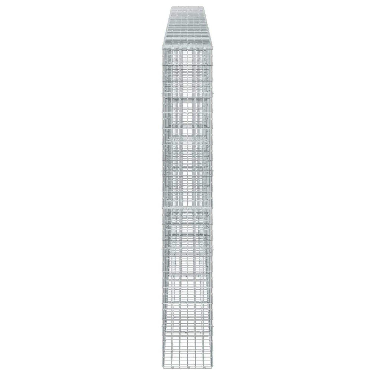 vidaXL Γκαμπιόν με σύρμα 5 mm και πλέγμα 5x10 cm 650x30x200 εκ