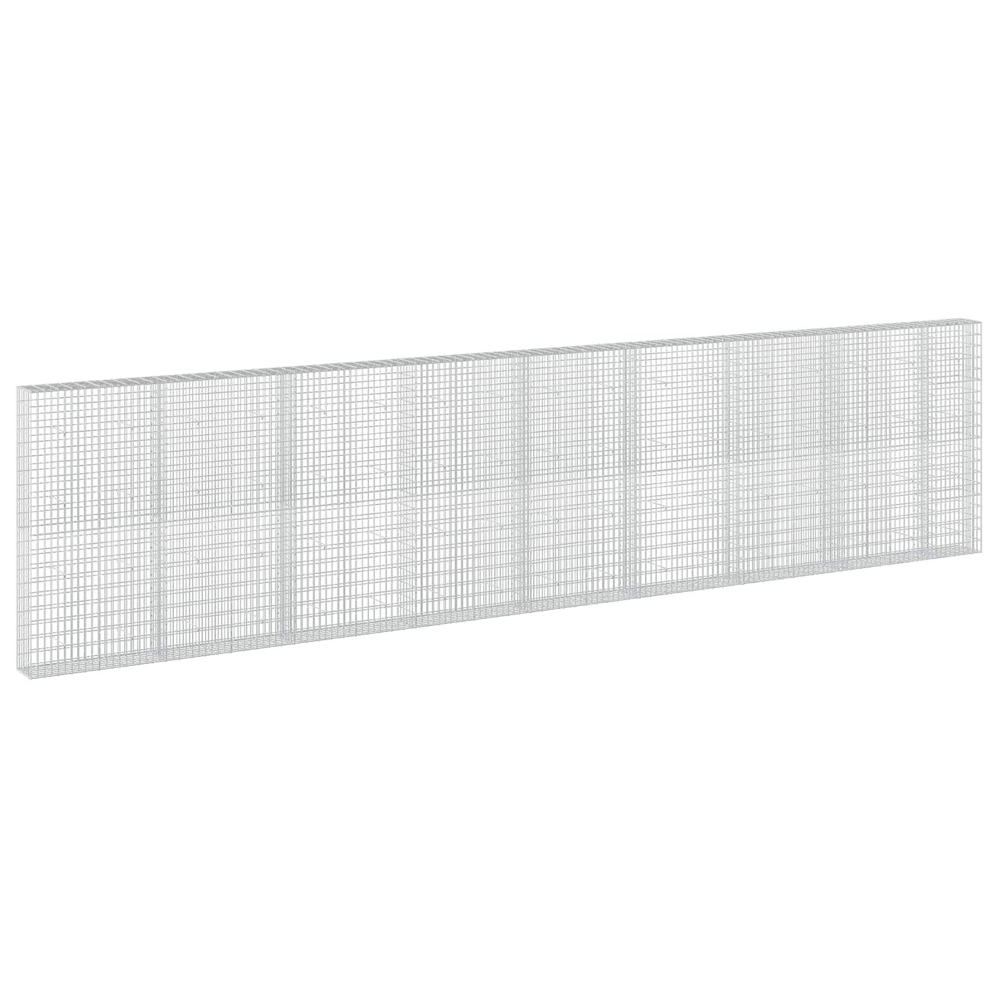 vidaXL Γκαμπιόν με σύρμα 5 mm και πλέγμα 5x10 cm 850x30x200 εκ