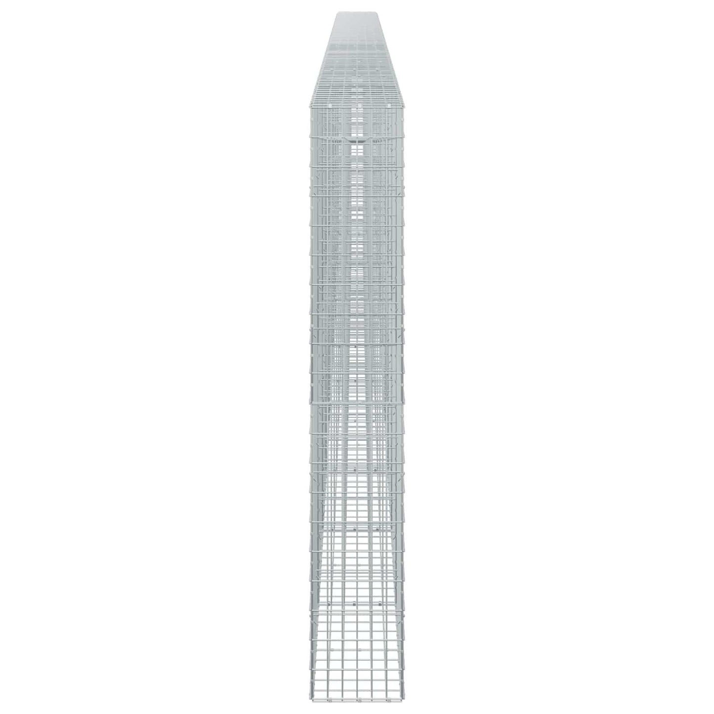 vidaXL Γκαμπιόν με σύρμα 5 mm και πλέγμα 5x10 cm 950x30x200 εκ