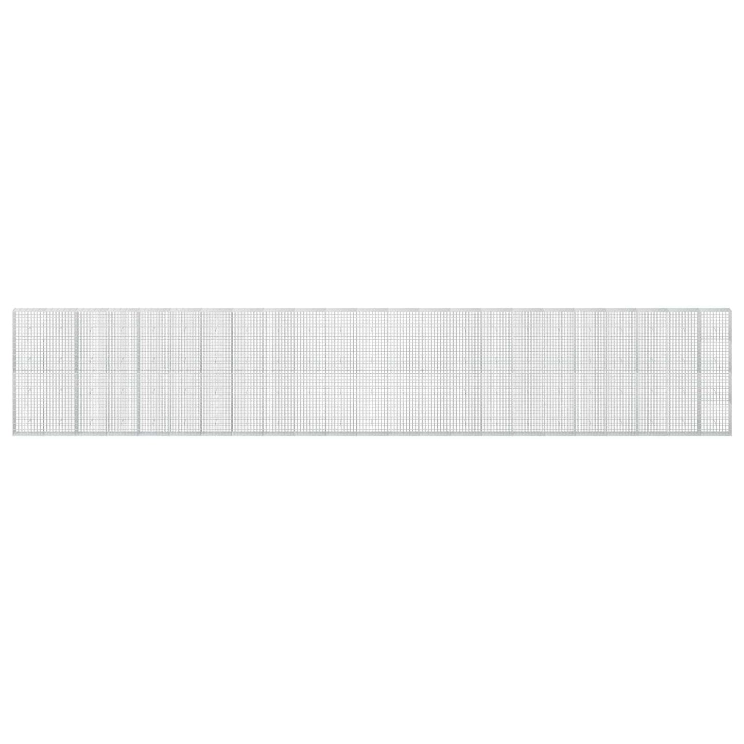 vidaXL Γκαμπιόν με σύρμα 5 mm και πλέγμα 5x10 cm 1150x30x200 εκ