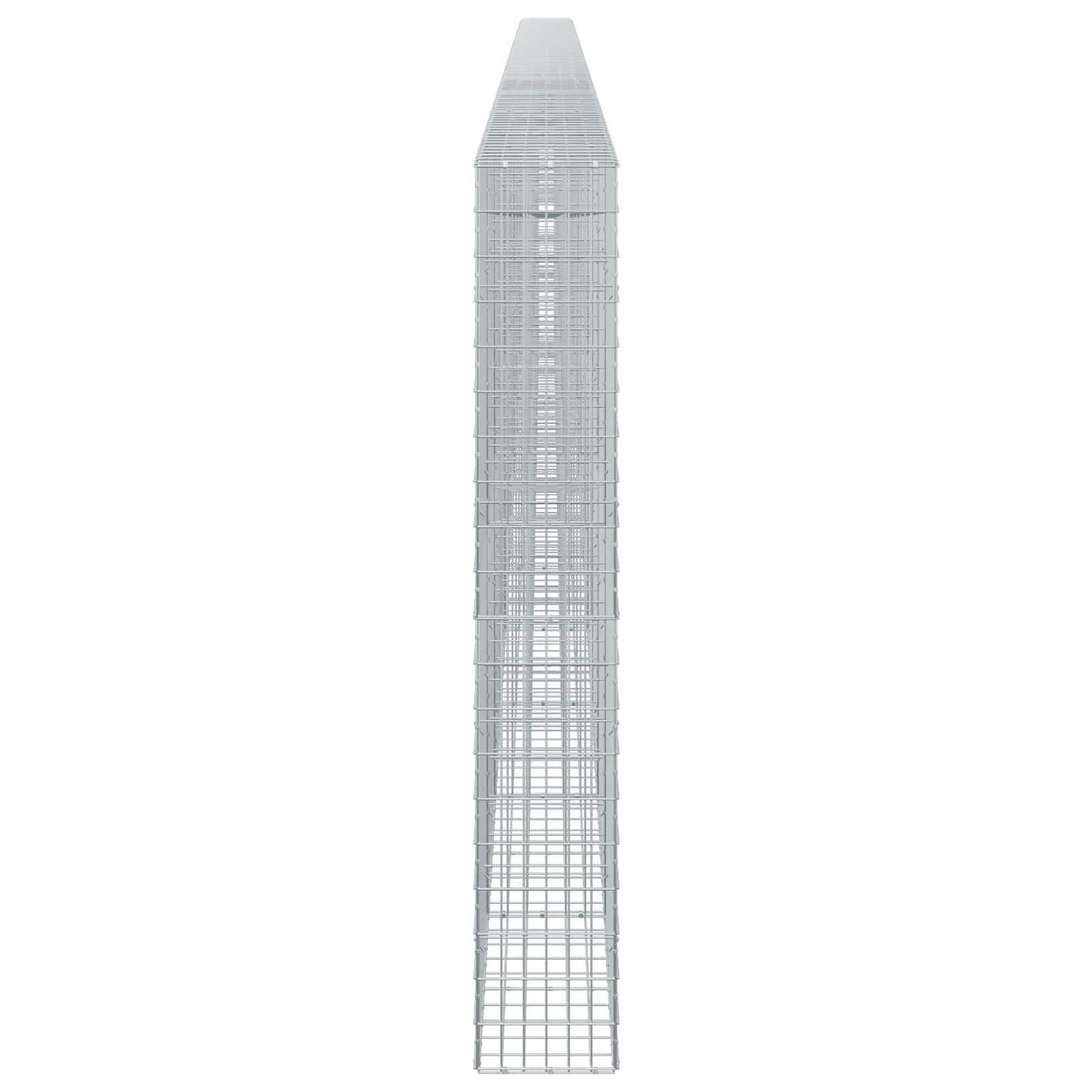 vidaXL Γκαμπιόν με σύρμα 5 mm και πλέγμα 5x10 cm 1150x30x200 εκ