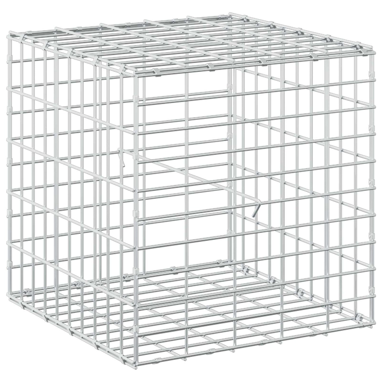 vidaXL Γκαμπιόν με σύρμα 5 mm και πλέγμα 5x10 cm 50x50x50 εκ.