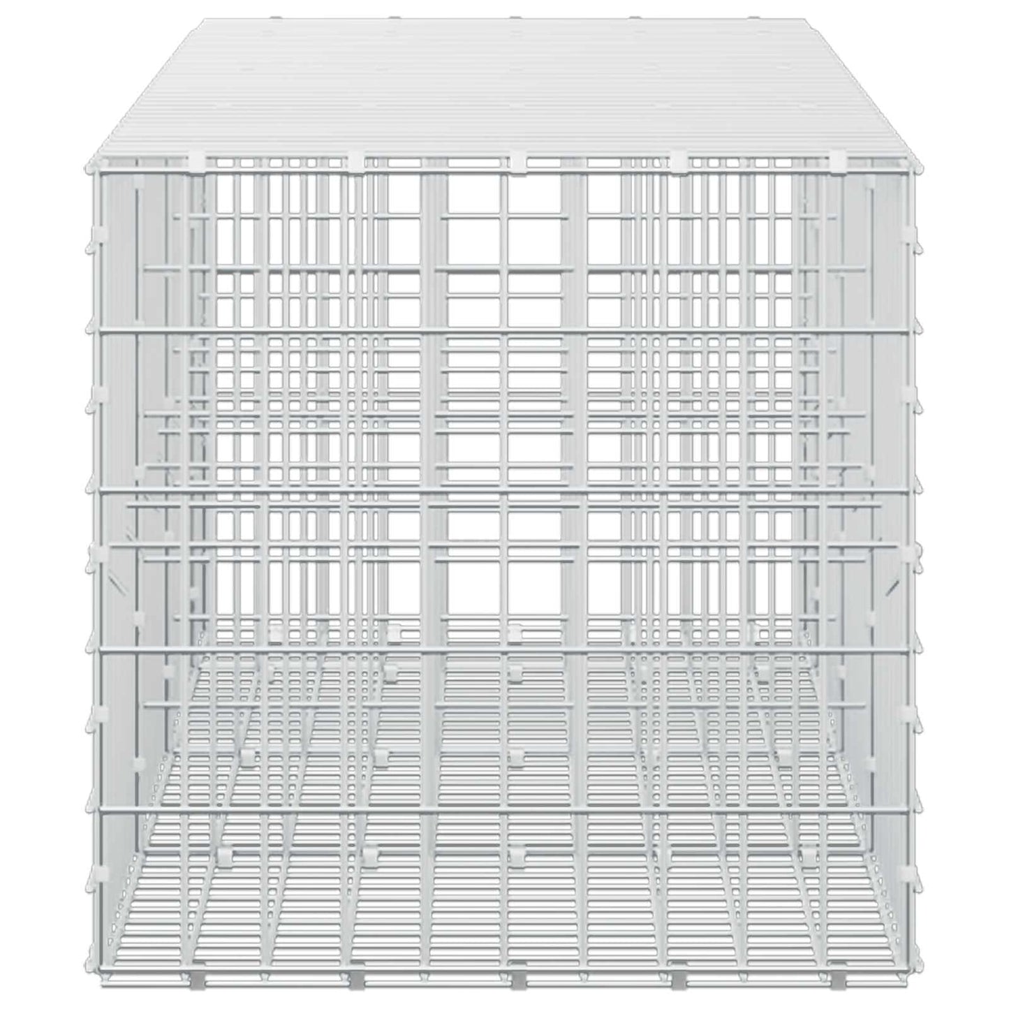 vidaXL Γκαμπιόν με σύρμα 5 mm και πλέγμα 5x10 cm 350x50x50 εκ