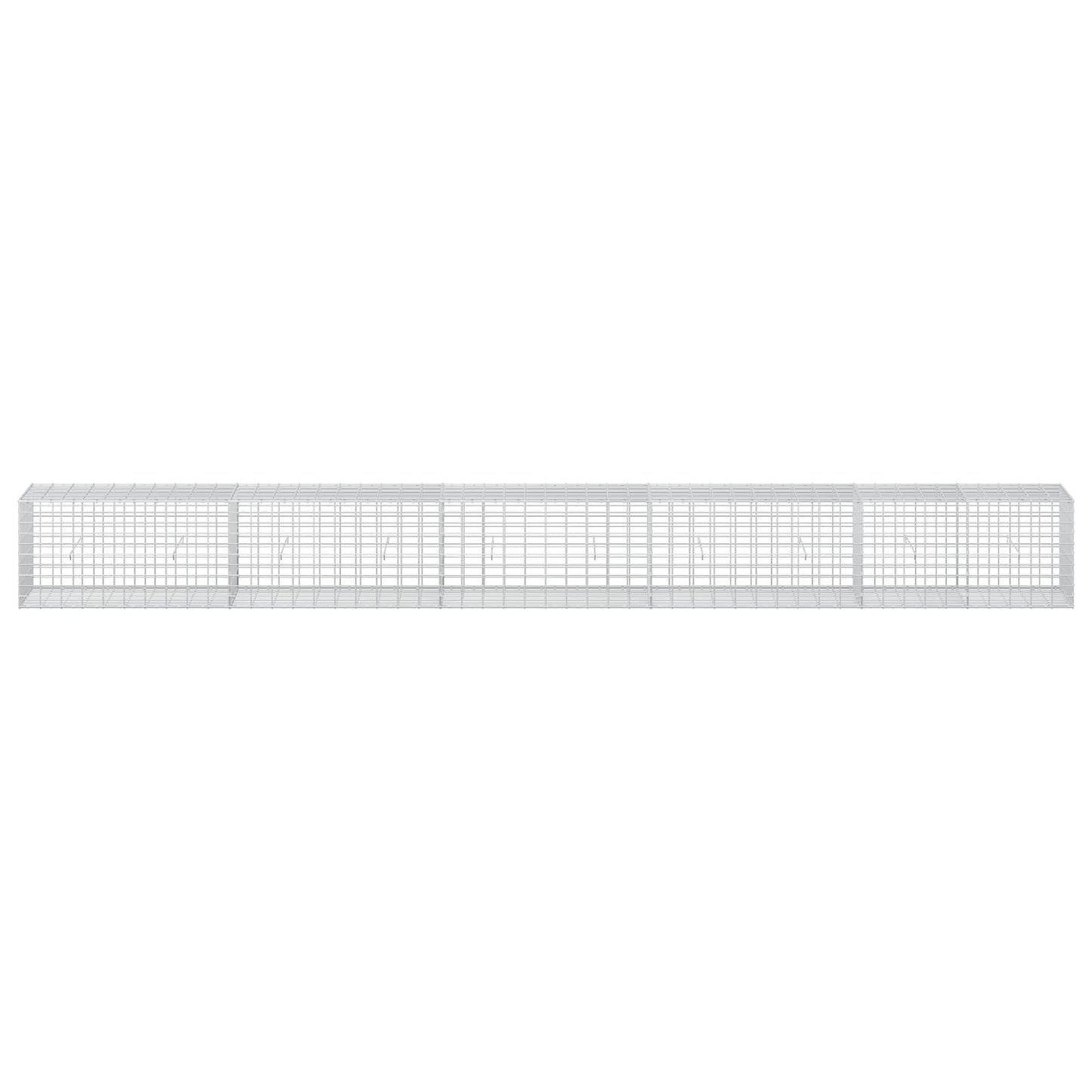vidaXL Γκαμπιόν με σύρμα 5 mm και πλέγμα 5x10 cm 500x50x50 εκ
