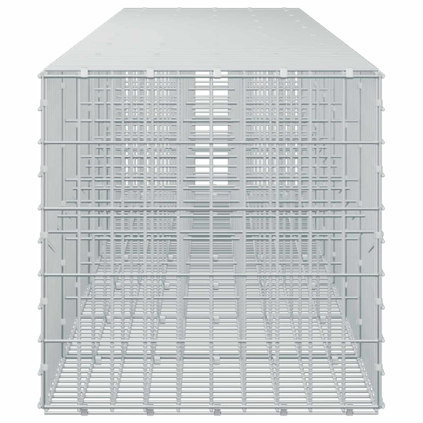 vidaXL Γκαμπιόν με σύρμα 5 mm και πλέγμα 5x10 cm 750x50x50 εκ