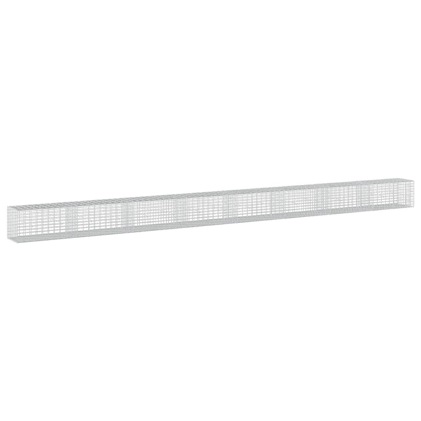 vidaXL Γκαμπιόν με σύρμα 5 mm και πλέγμα 5x10 cm 800x50x50 εκ