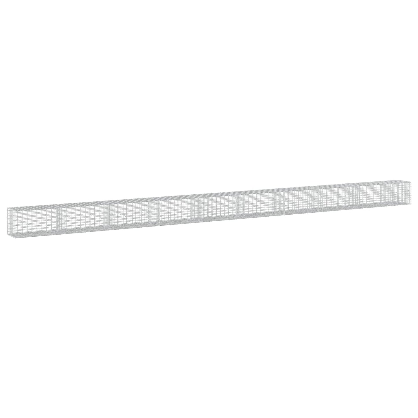 vidaXL Γκαμπιόν με σύρμα 5 mm και πλέγμα 5x10 cm 950x50x50 εκ