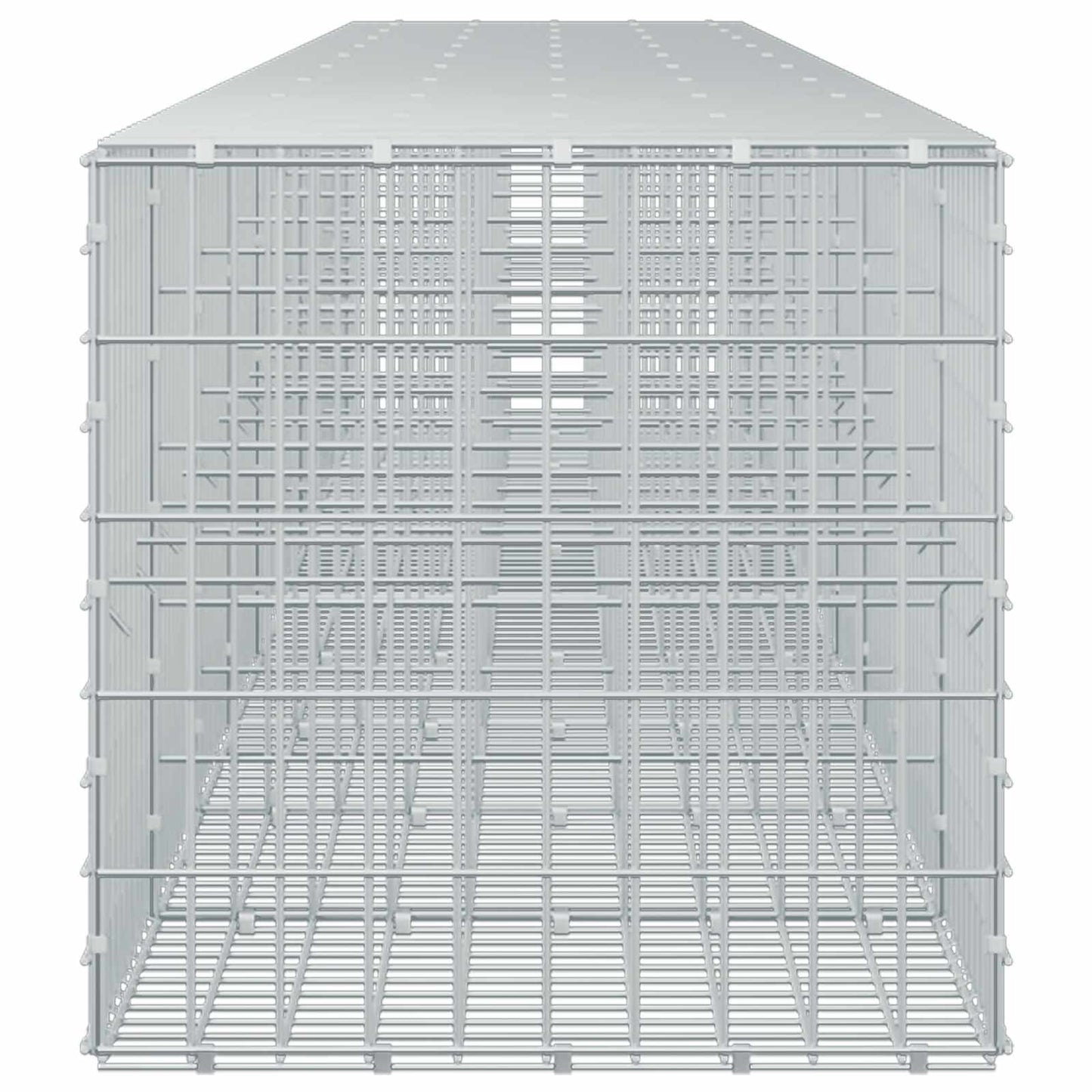 vidaXL Γκαμπιόν με σύρμα 5 mm και πλέγμα 5x10 cm 950x50x50 εκ