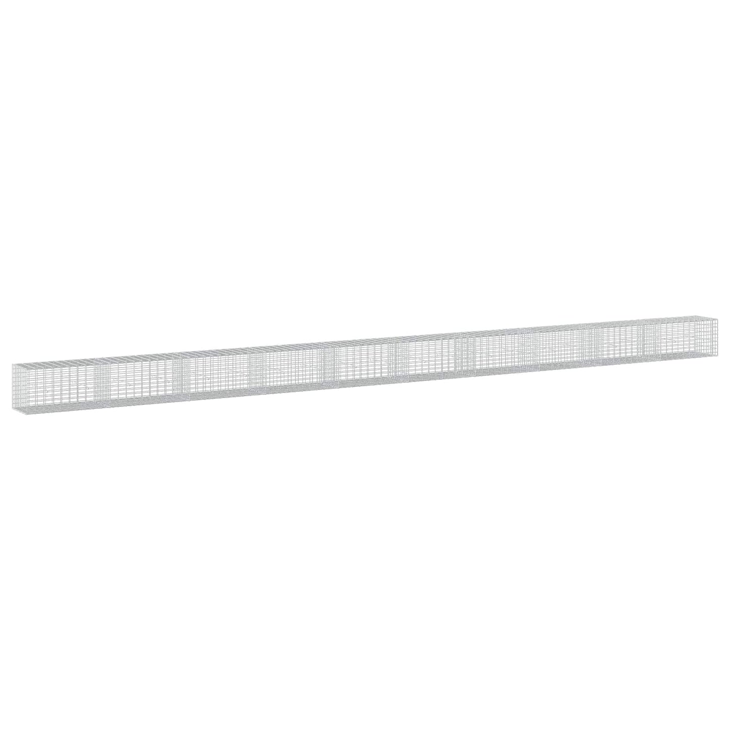 vidaXL Γκαμπιόν με σύρμα 5 mm και πλέγμα 5x10 cm 1000x50x50 εκ.