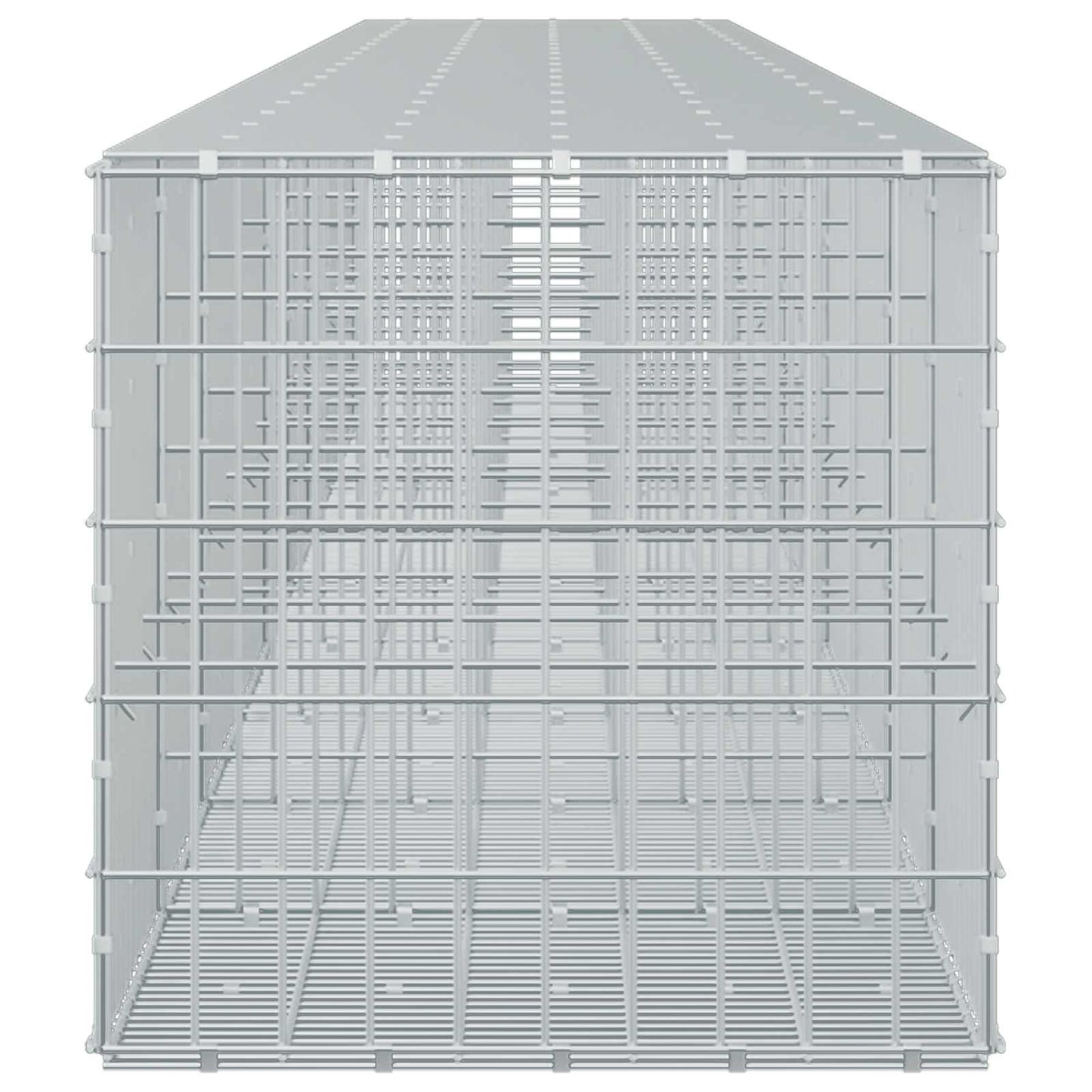 vidaXL Γκαμπιόν με σύρμα 5 mm και πλέγμα 5x10 cm 1000x50x50 εκ.