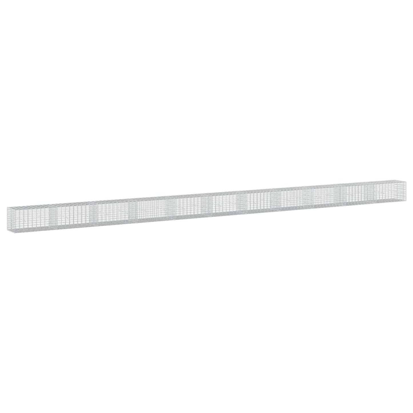 vidaXL Γκαμπιόν με σύρμα 5 mm και πλέγμα 5x10 cm 1100x50x50 εκ