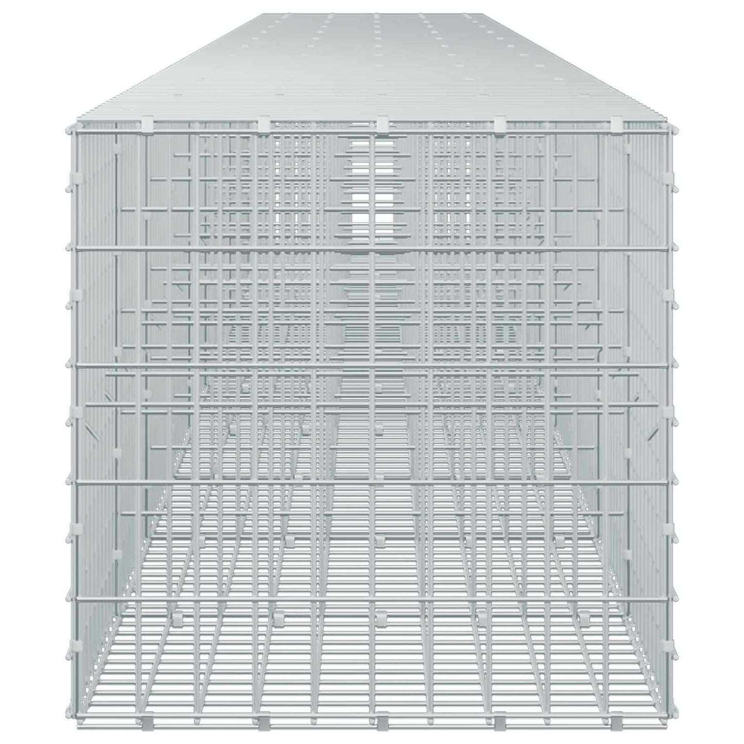 vidaXL Γκαμπιόν με σύρμα 5 mm και πλέγμα 5x10 cm 1100x50x50 εκ