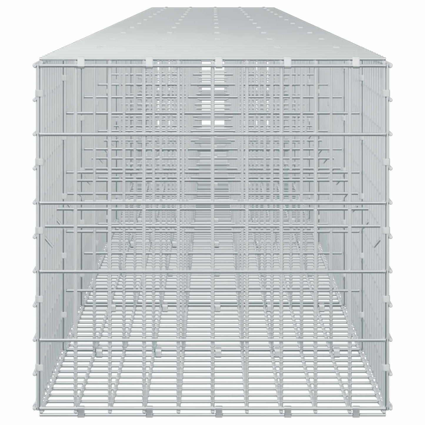 vidaXL Γκαμπιόν με σύρμα 5 mm και πλέγμα 5x10 cm 1150x50x50 εκ